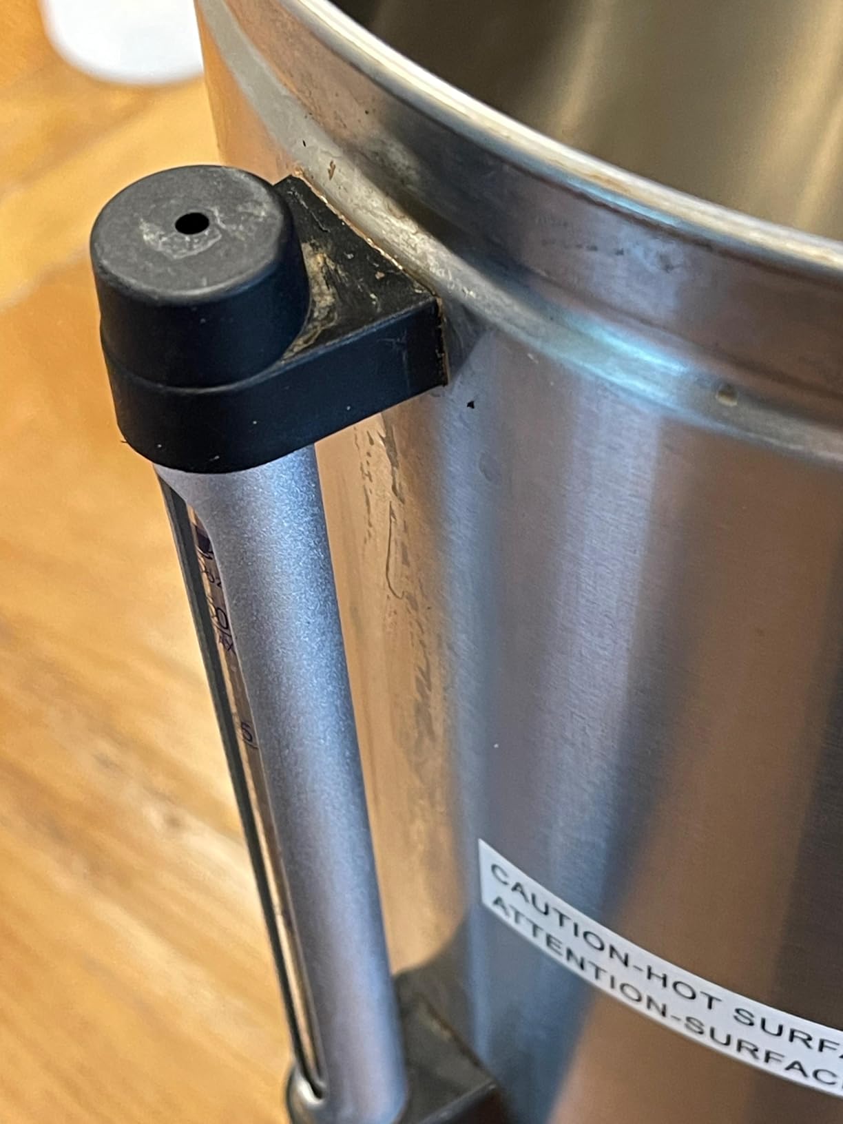 SYBO SR-CP-50B Commercial Grade Stainless Steel Percolate Coffee Maker Hot Water Urn for Catering, 50-Cup 8 L customer photo 1