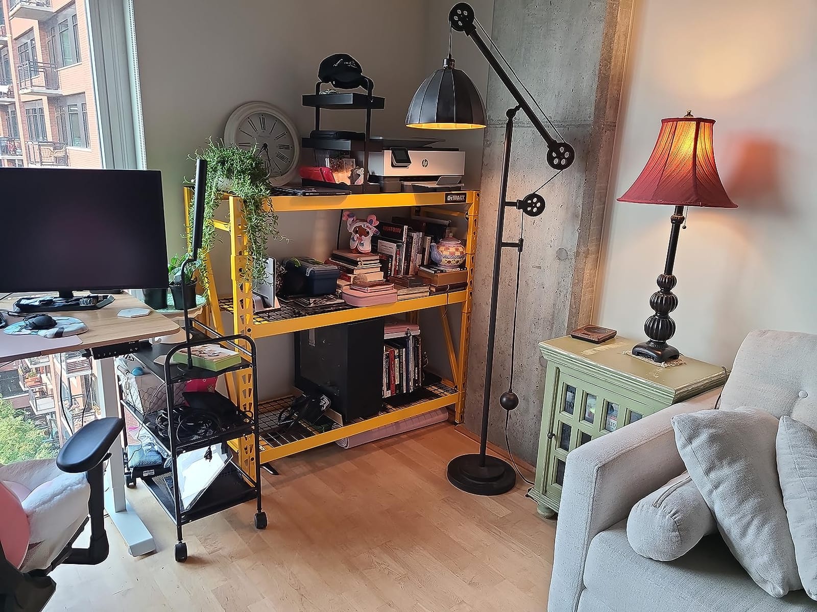 DEWALT 4-Foot Tall, 3-Shelf Industrial Workshop/Garage Storage Rack, Total Capacity: 4,500 lbs. customer photo 1