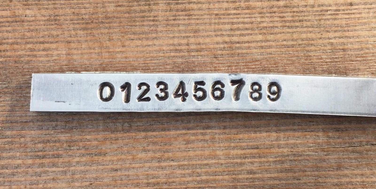 ImpressArt Basic Typewriter Uppercase 3mm Metal Stamp Letter Set for Metal Stamping Projects and Jewelry Stamping customer photo 1