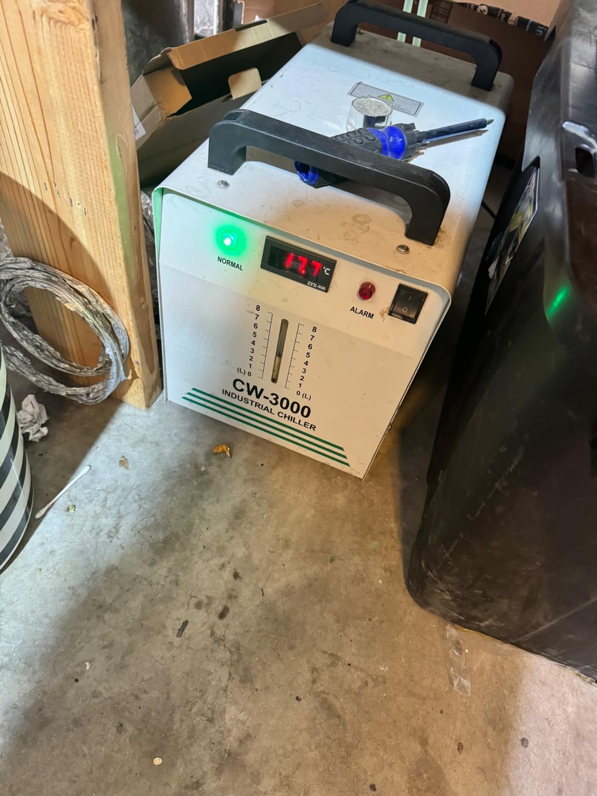 Homend 110V Industrial Water Chiller 9L Capacity CW-3000 Thermolysis Type Cooling Chiller for 60W 80W Laser Engraving Machine customer photo 1