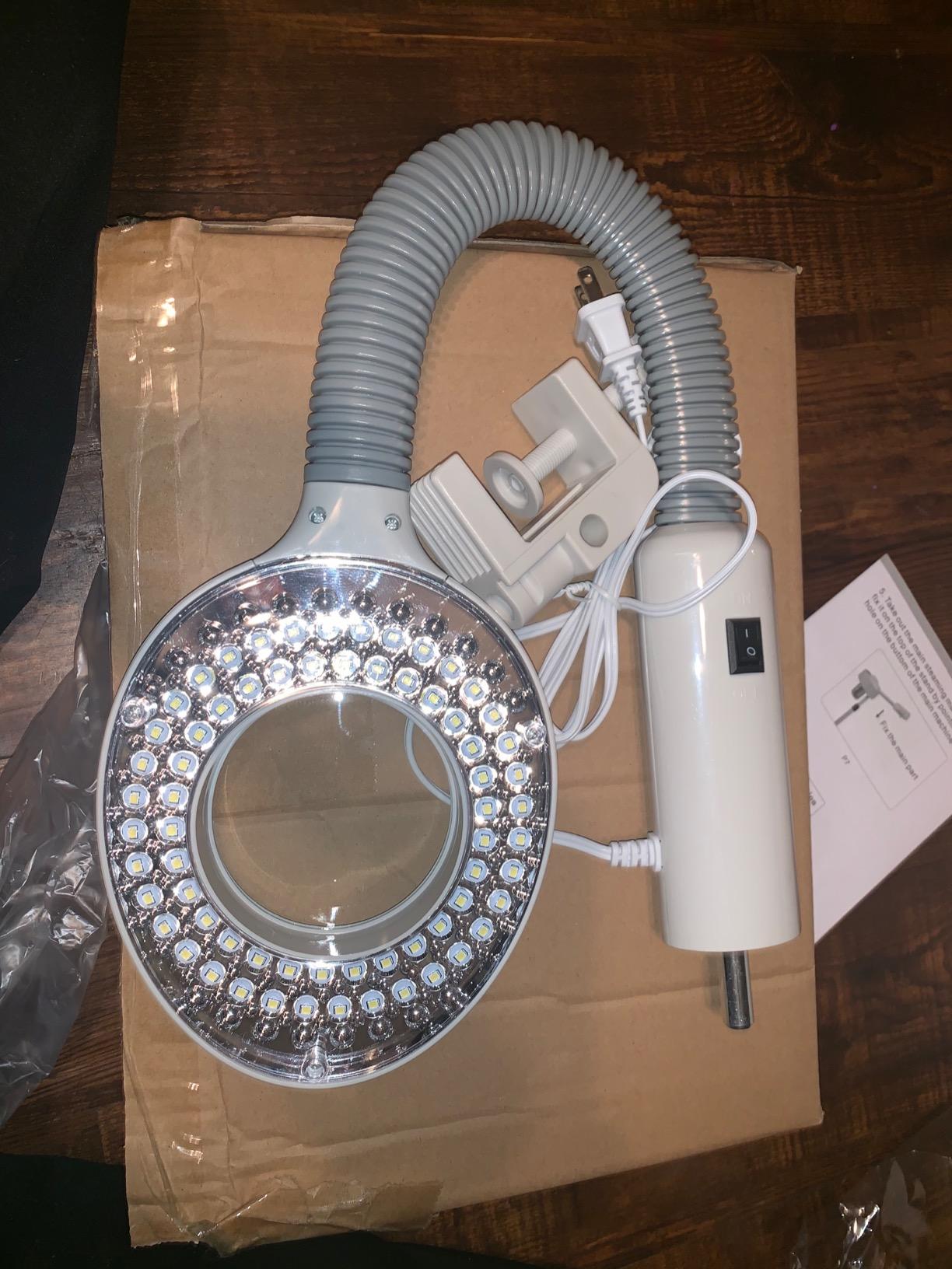 Professional 2 in 1 Facial Steamer for Face Deep Cleaning Ozone Face Steamer with 5X Magnifying Lamp Hot Mist Function for Salon Spa Home Beauty Equipment customer photo 2