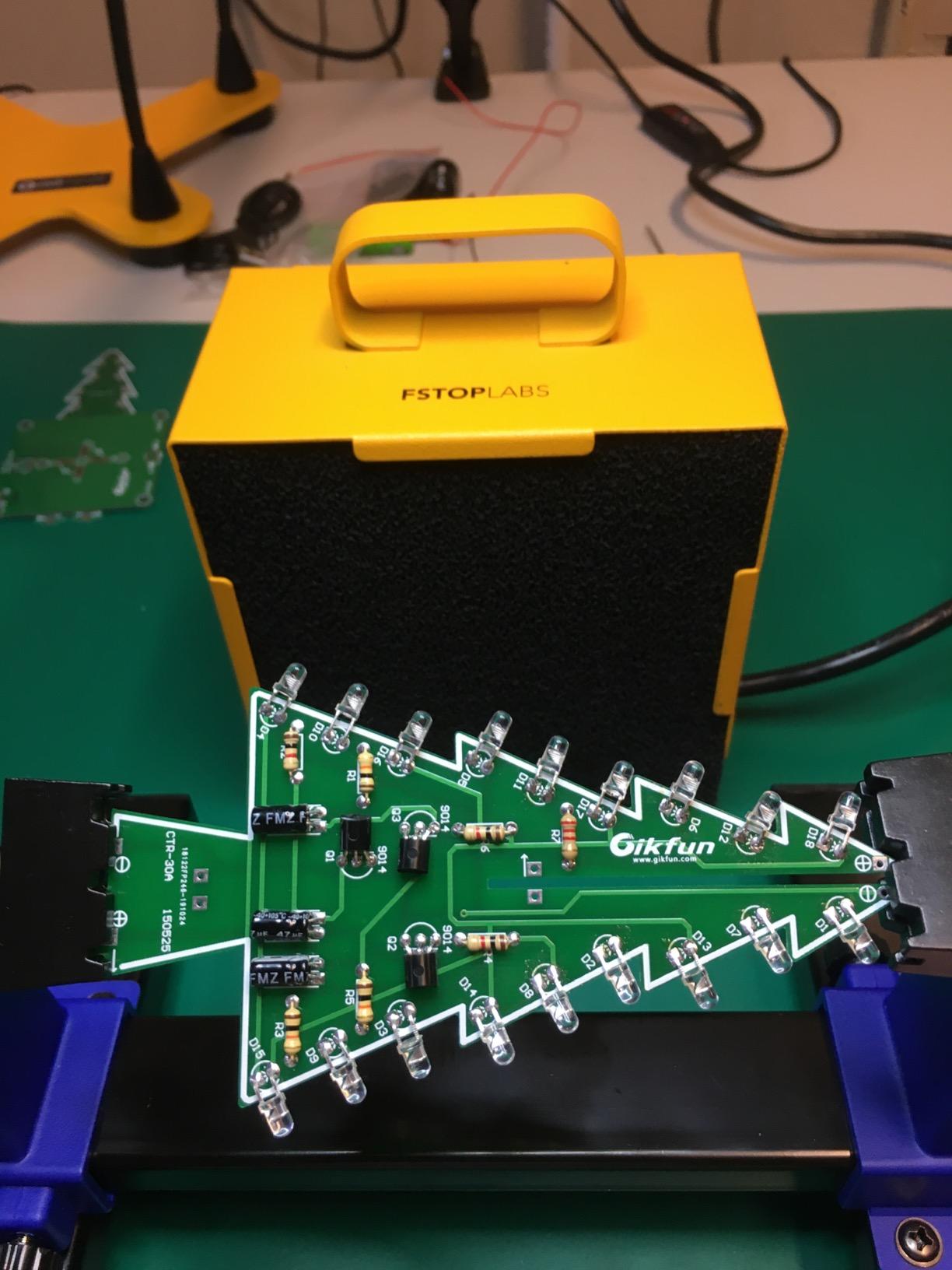 KOTTO Solder Smoke Absorber Remover Fume Extractor Soldering Filter | Smoke Prevention Absorber DIY Working Fan for Soldering Station (Yellow) customer photo 2