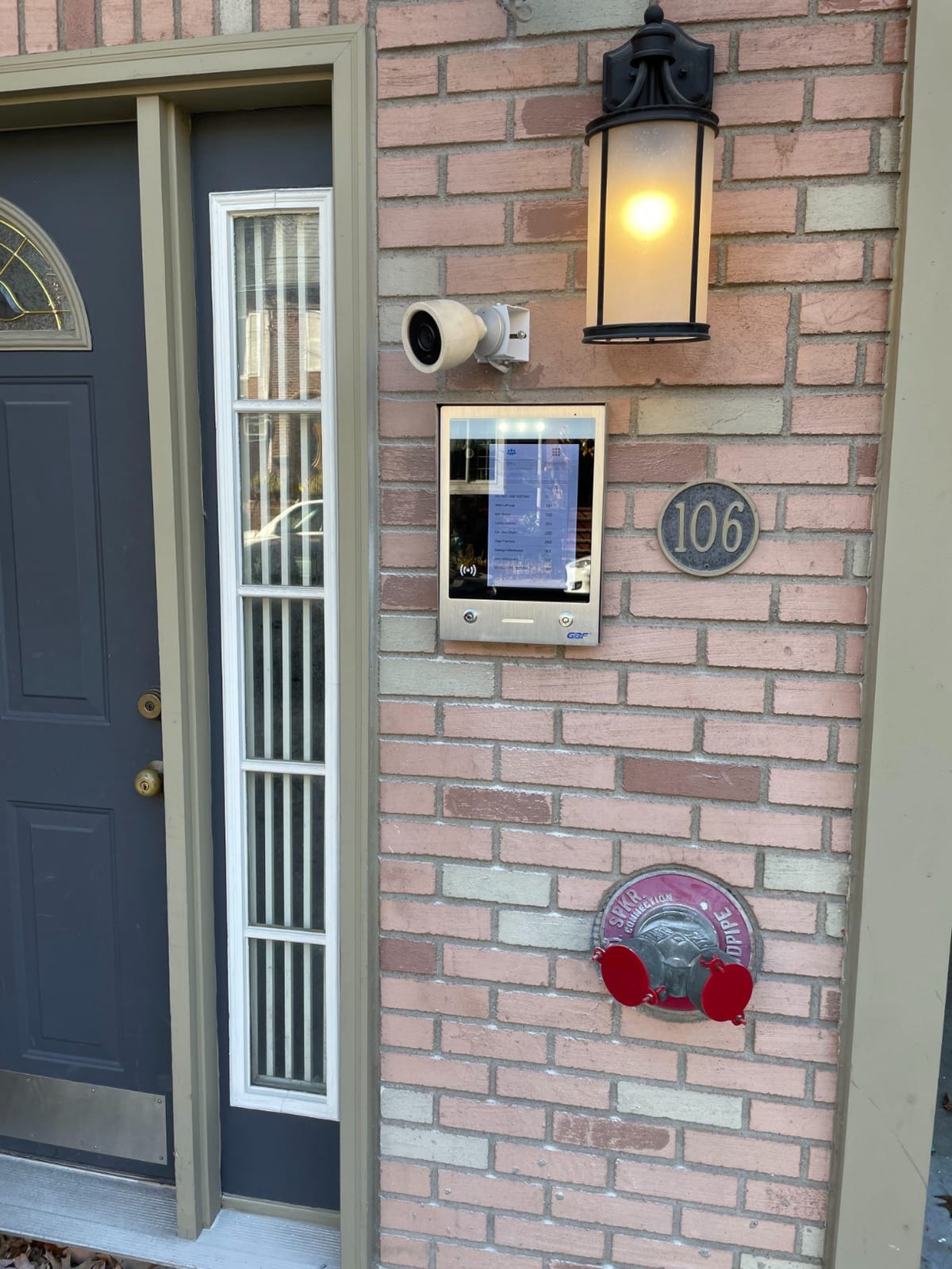 GBF SentryLink Smart Full IP Video Door Station / Smart Video Intercom System for 8-1000 Units Apartment (Surface Mounted) - 1080P HD Camera, Control Two Locks Remotely, Built-in Card Reader customer photo 1