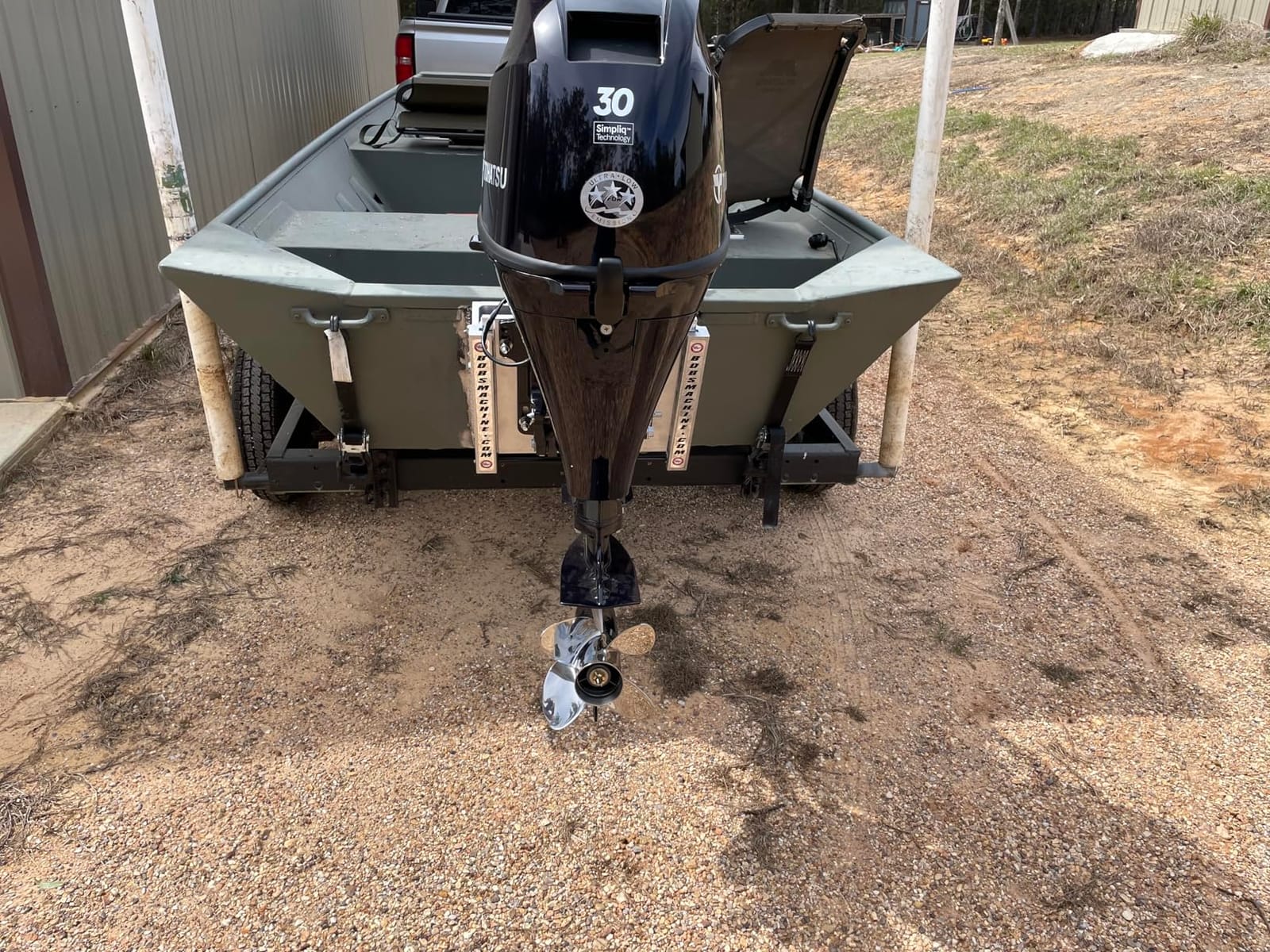 Bob's Machine 6 in Hydraulic Kick-Back Jac 100-105100, 6 in Setback, 150 HP | Outboard Jack Plate with 7.5 in Total Lift - Made in USA with Delrin Rollers, Locking Pins, BIA Pattern customer photo 2