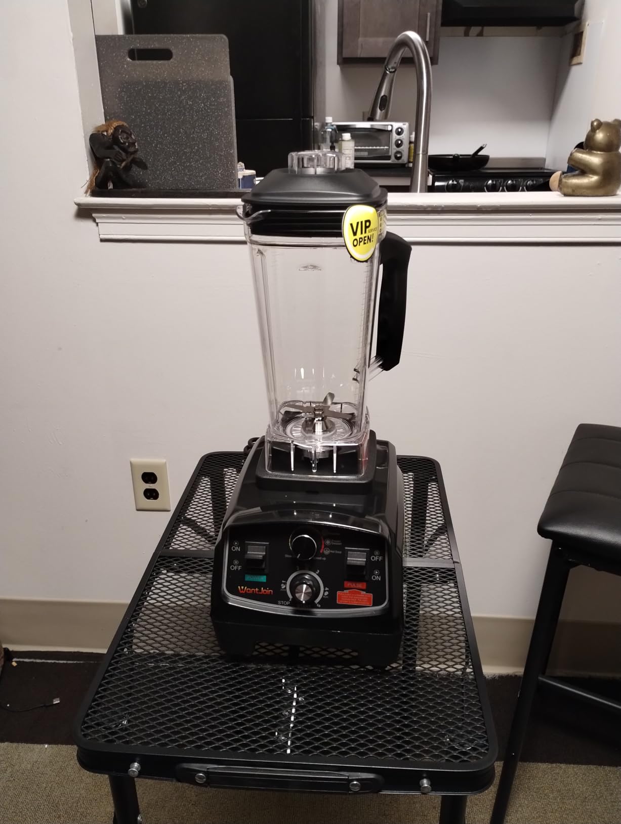 WantJoin Professional Blender, ETL listed 70oz Commercial Blender for kitchen Max 1800W High Power Home and Commercial with Timer, Smoothie Maker 2200ml for Crushing Ice, Frozen Dessert, Soup customer photo 2
