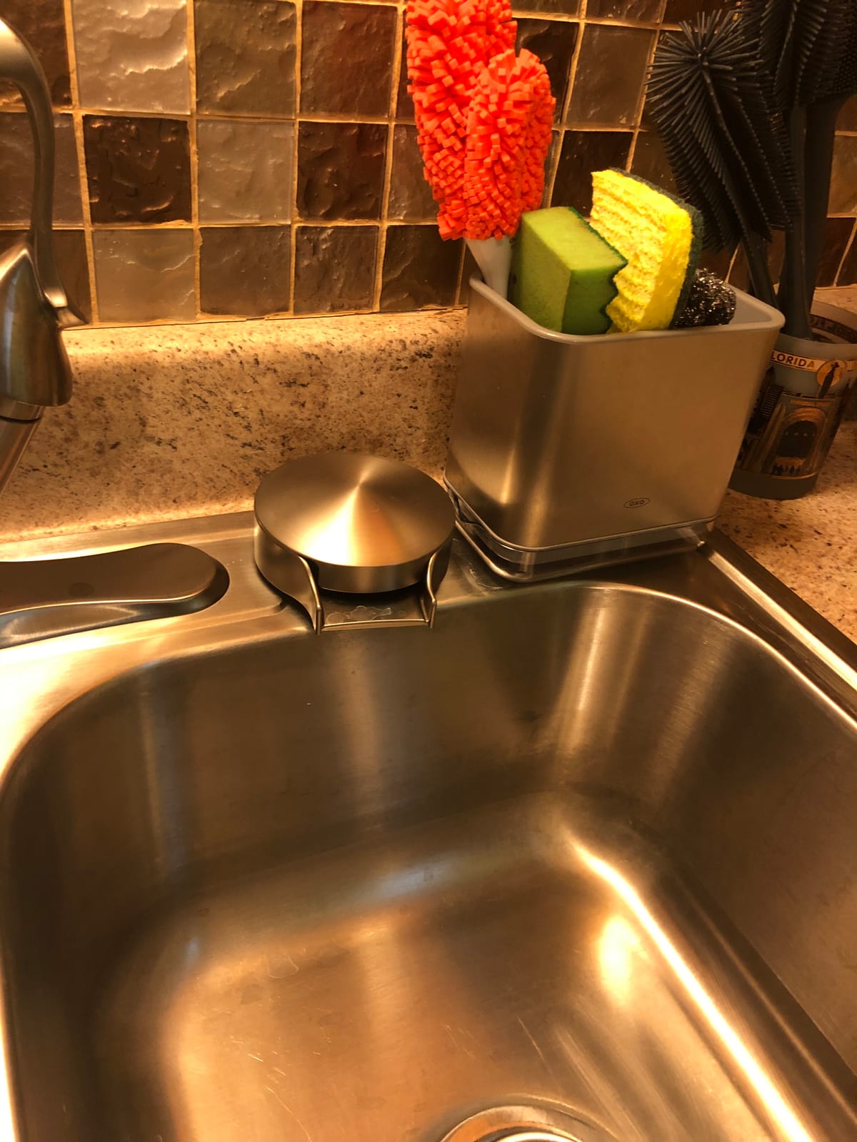 Delta Faucet Glass Rinser for Kitchen Sinks, Kitchen Sink Accessories, Bar Glass Rinser, SpotShield Stainless GR150-SP customer photo 1
