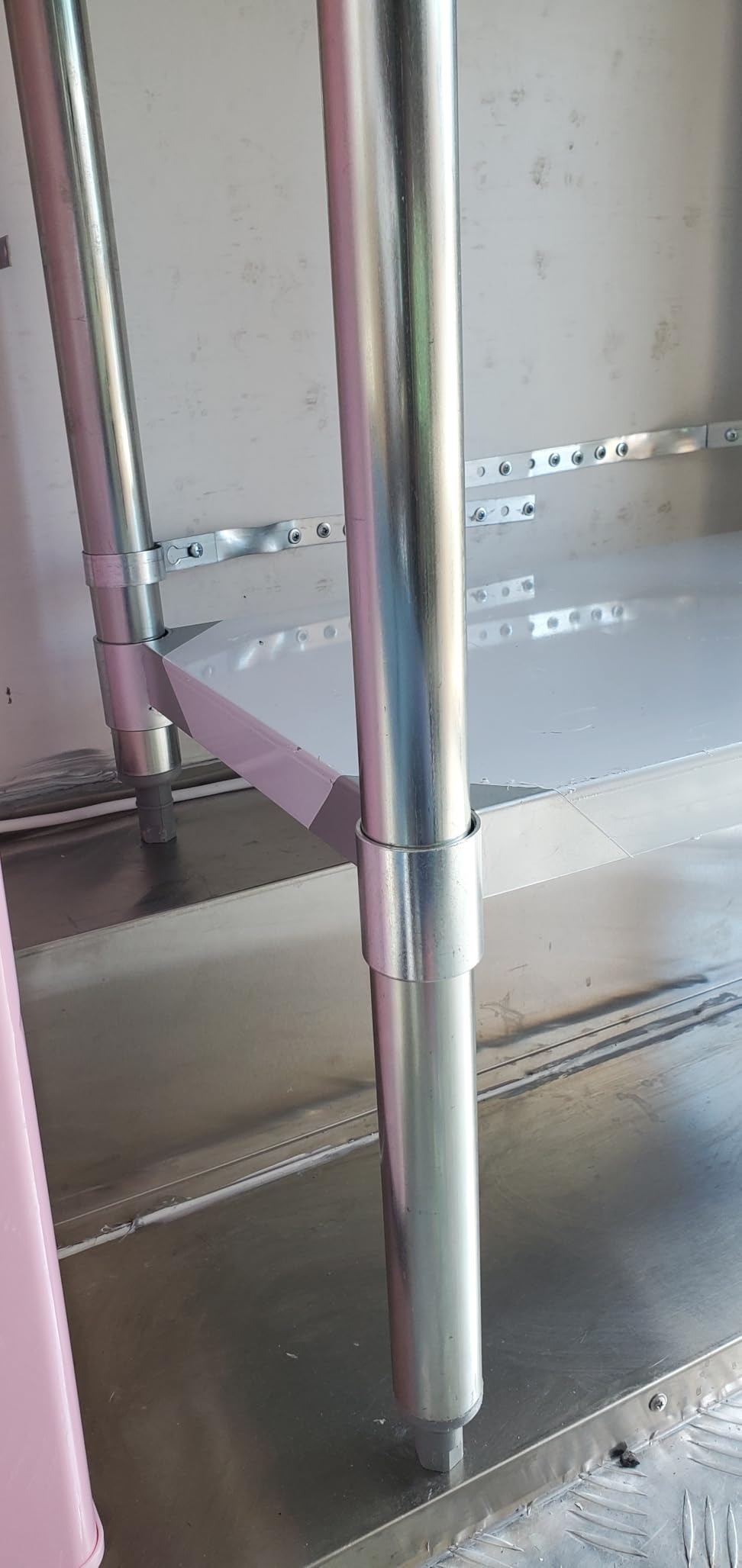 Hally Stainless Steel Table for Prep & Work 30 x 60 Inches, NSF Commercial Heavy Duty Table with Undershelf and Galvanized Legs for Restaurant, Home and Hotel customer photo 2