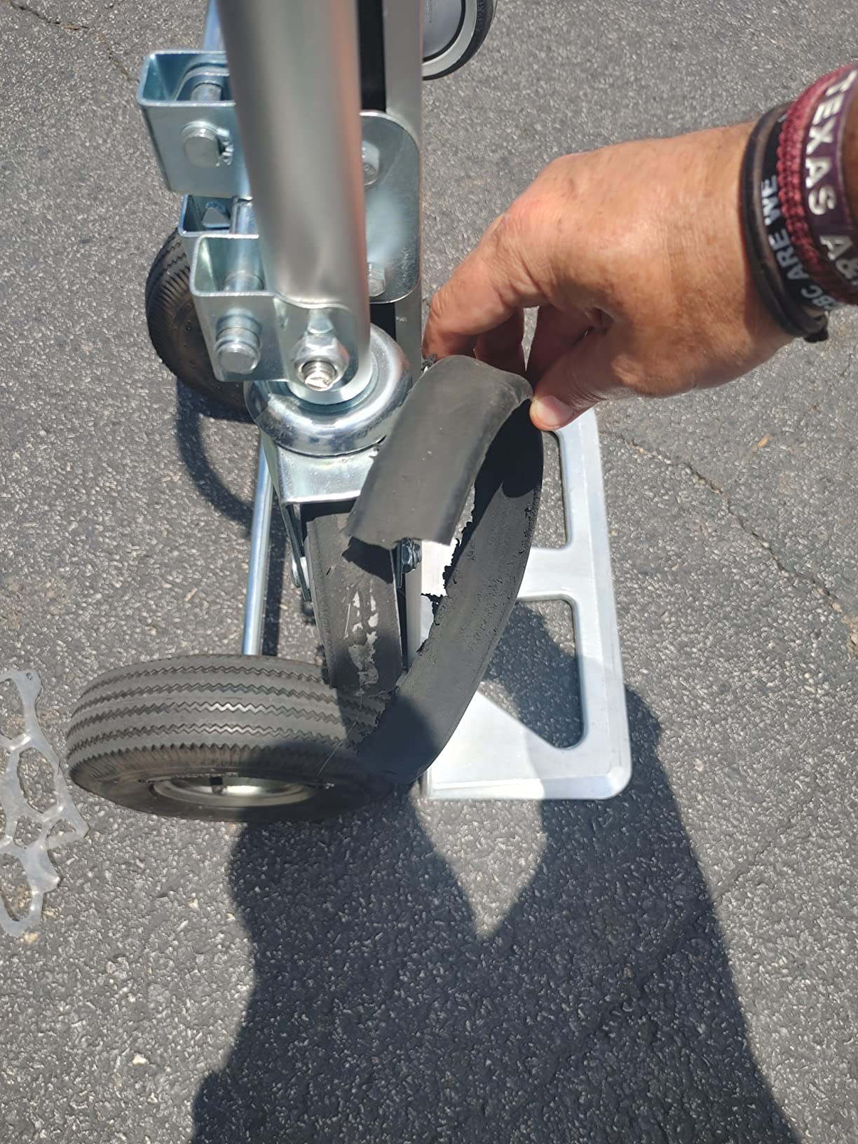Vergo Industrial Convertible Hand Truck - AS7A2 Heavy Duty Aluminum 3 in 1 Dolly (750 lb Capacity) customer photo 1