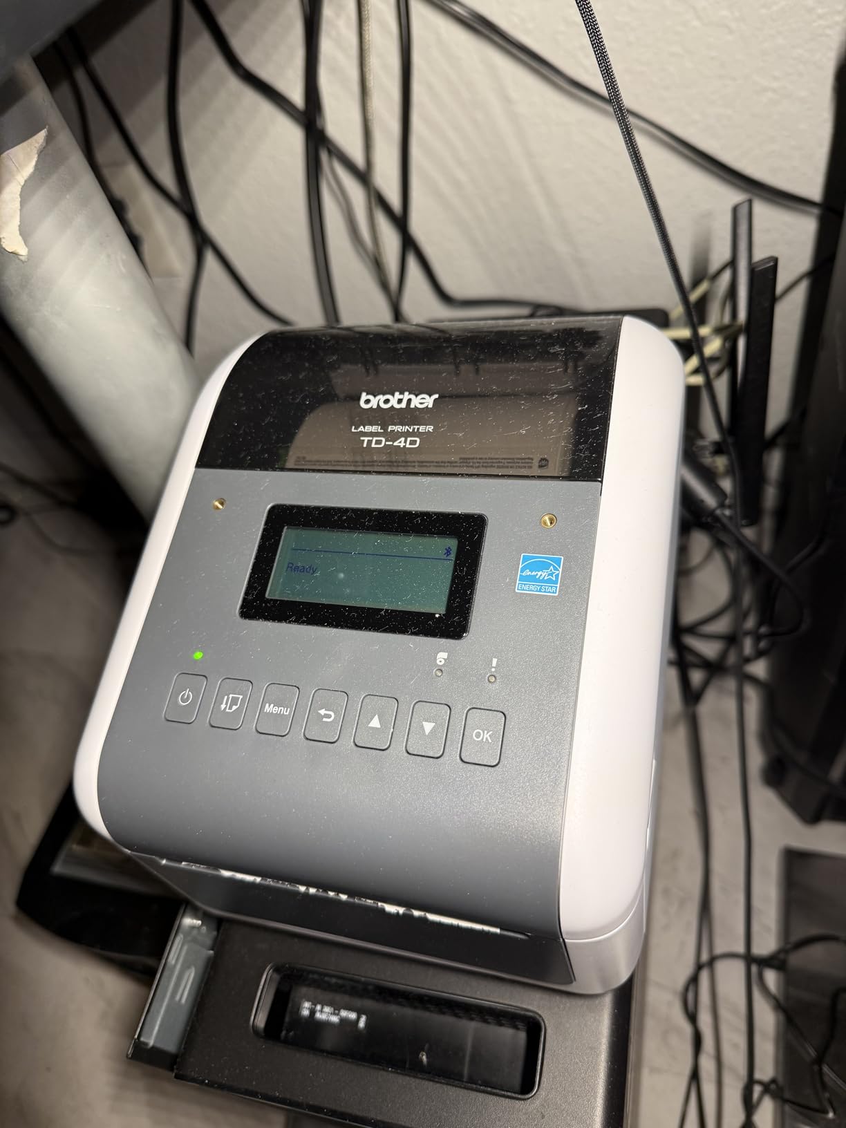Brother TD-4550DNWB Thermal Desktop Label Printer | Advanced thermal printer with USB, Ethernet, Wi-Fi, and Bluetooth connectivity customer photo 1