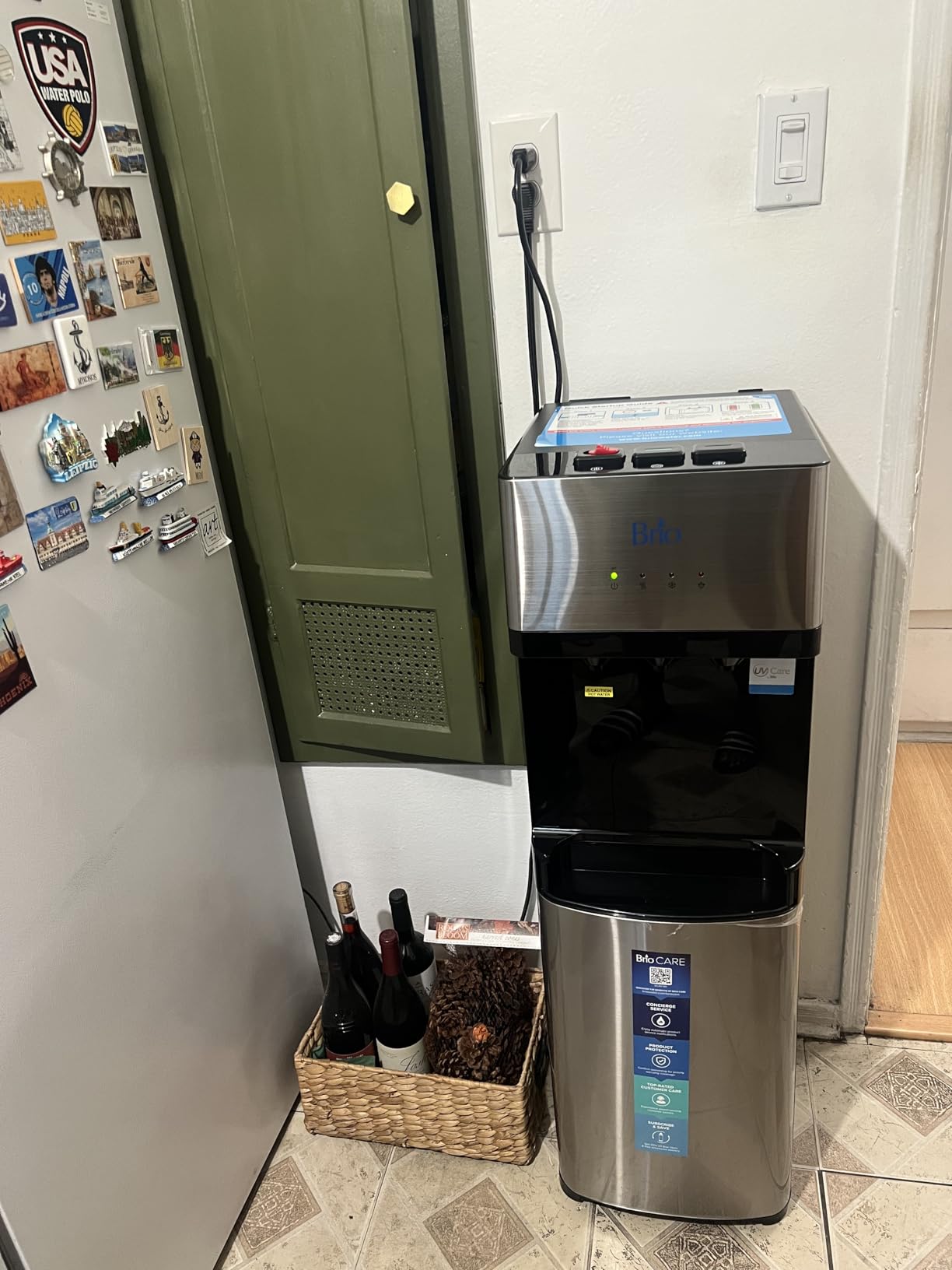 Brio 520 UV Self-Cleaning Bottleless Water Cooler Dispenser, UL Certified | Built-in 2 Stage Filtration (2 Free Replacement Filters Included) Reduces PFAS & Microplastics | 3 Temp (Hot Cold, Room) customer photo 1