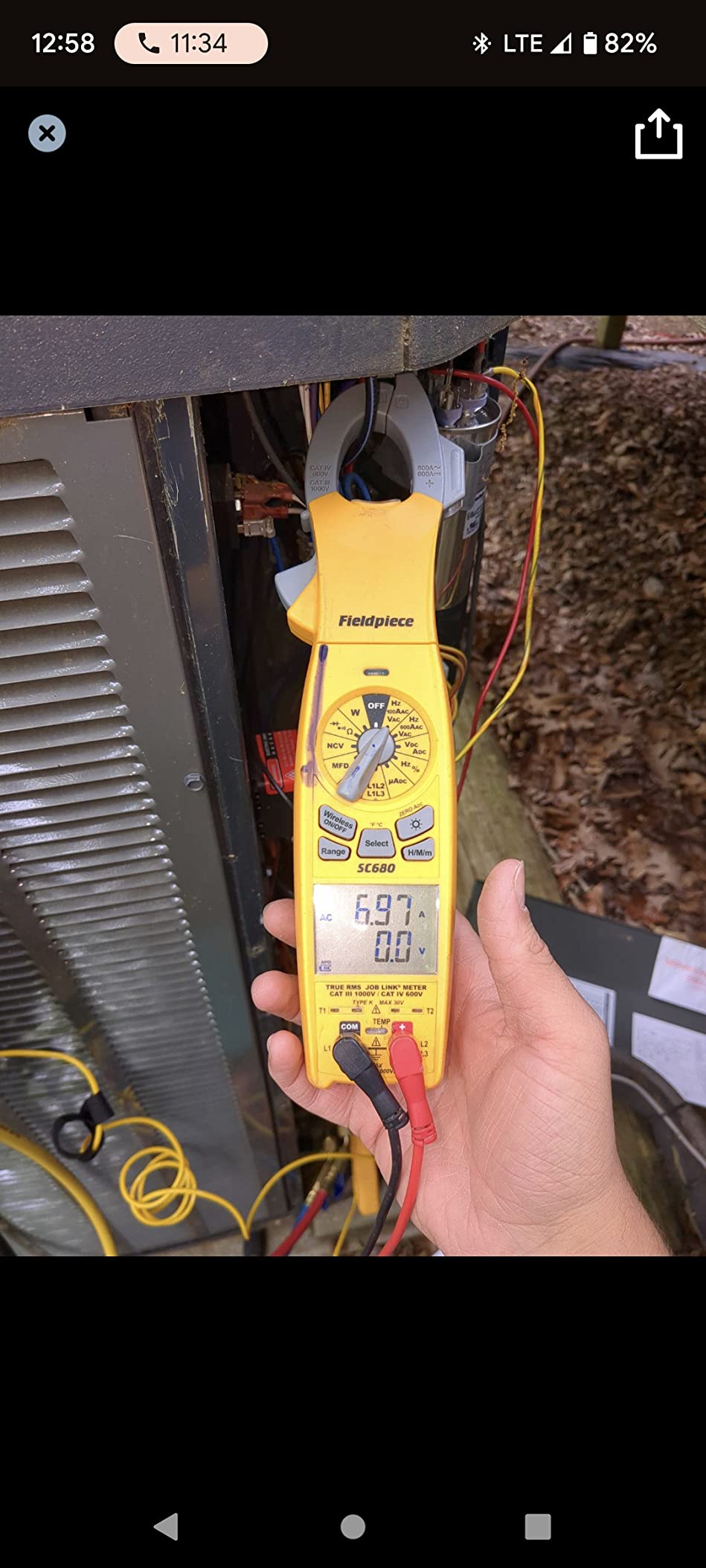 Fieldpiece SC680 Clamp Meter - Wireless Power Multitester for HVACR Professionals - AC/DC Swivel Clamp Meter with Dual Display - HVAC Tools customer photo 1