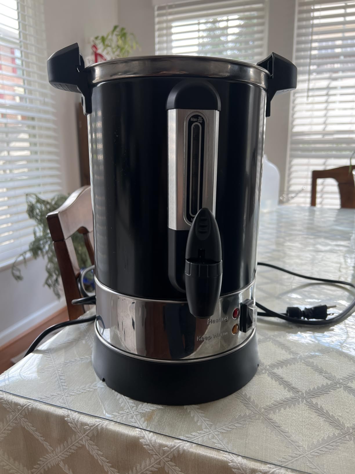 Zulay Commercial Coffee Maker, Coffee Urn 100 Cup, Large Coffee Percolator - 100 Cup Coffee Maker with Double-Wall Stainless Steel, Commercial Coffee Urn Quick Brew Tea Percolator for Events customer photo 2