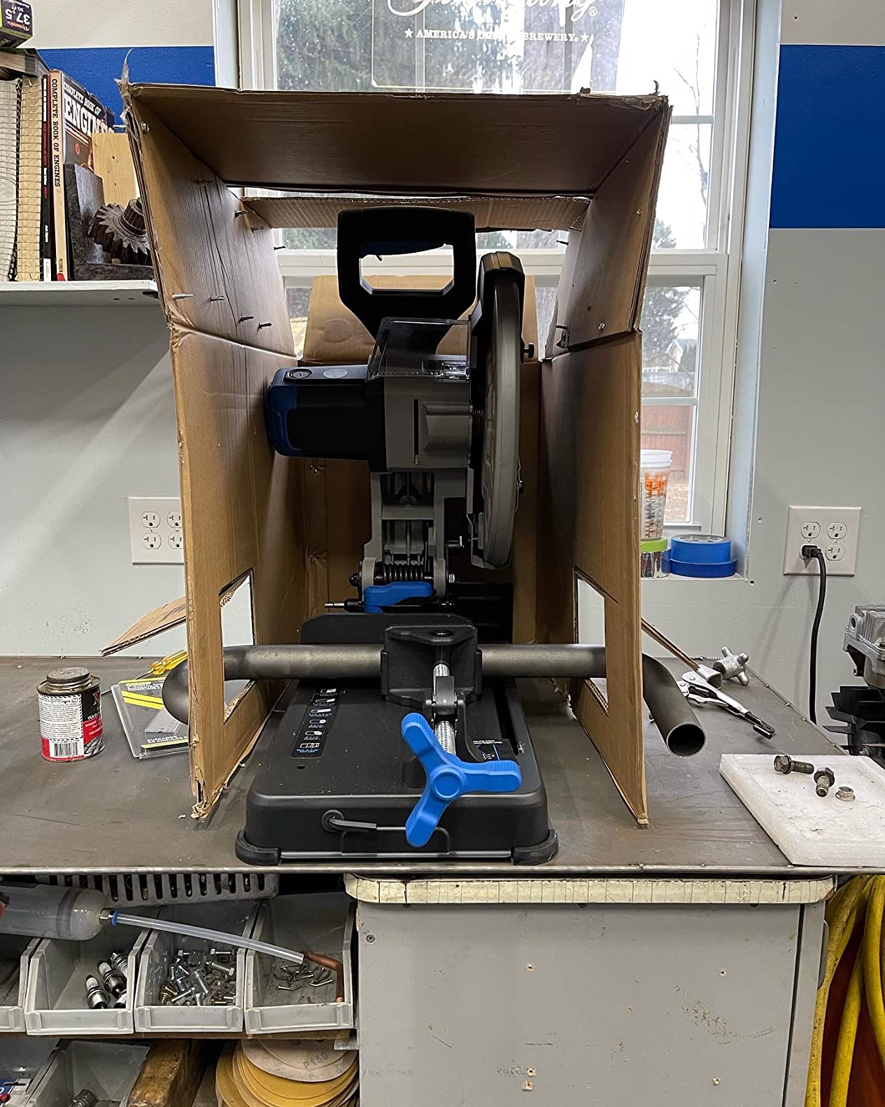 Evolution S355CPSL - Heavy Duty 14 Inch Metal Cutting Chop Saw W/ 14 Inch Carbide-Tipped Blade | Dry Cut | Miter 45° | Chop Saw For Cutting Metal customer photo 2