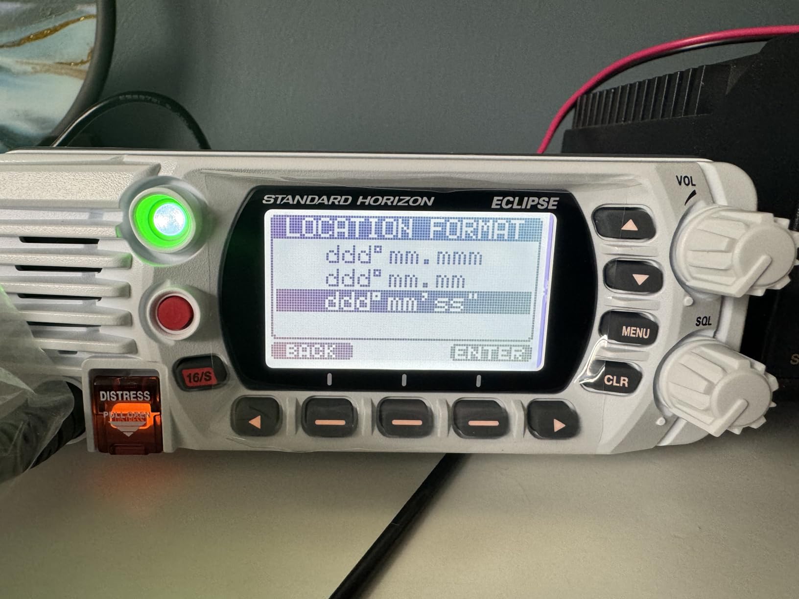Standard Horizon GX1400 Eclipse Fixed Mount VHF Radio - White customer photo 2