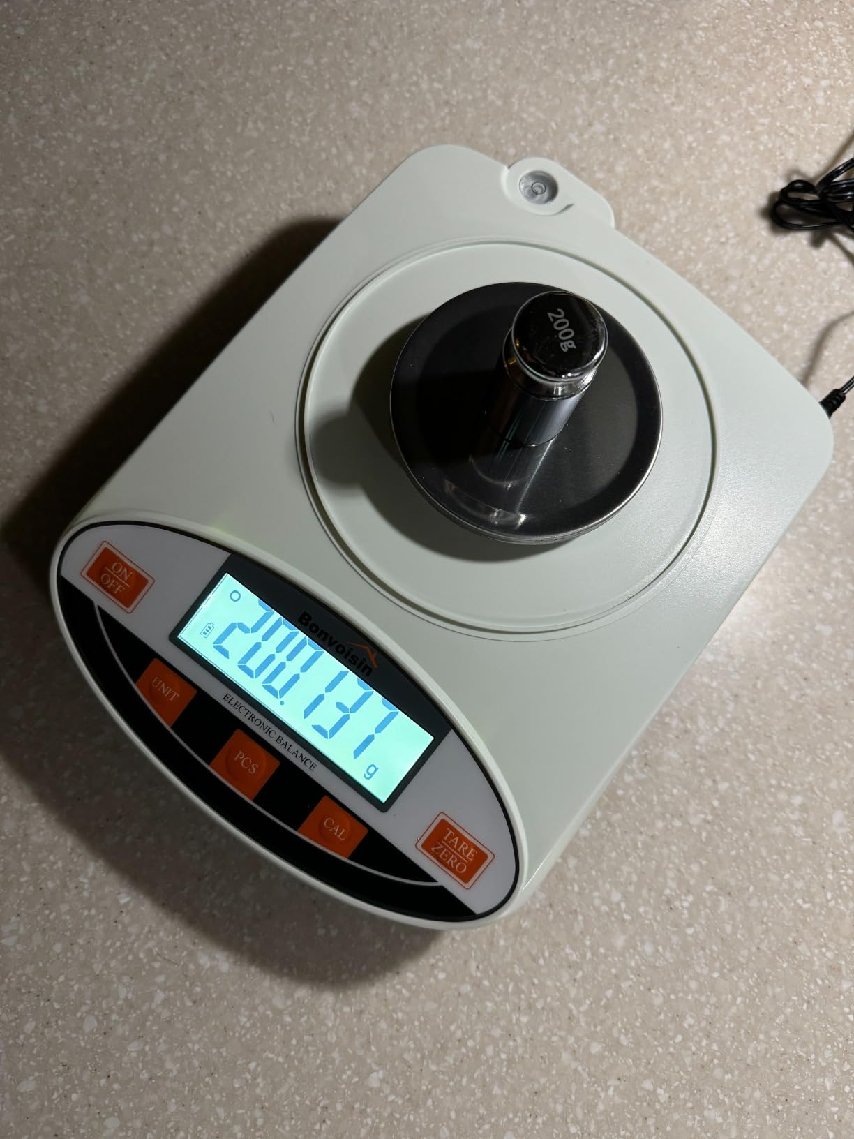 Bonvoisin Analytical Balance 500 gram x 0.001g High Precision Lab Scale with Windshield customer photo 2