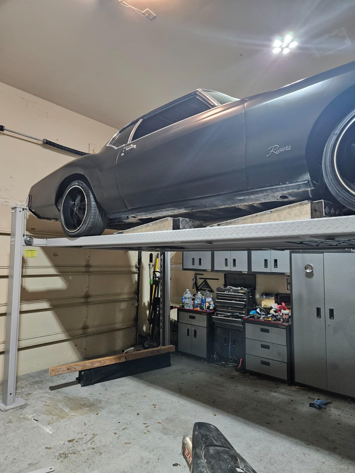 TRIUMPH NSS8TL 8000Lbs Taller Longer 4 Post Storage Service Car Auto Lift Truck Hoist customer photo 2
