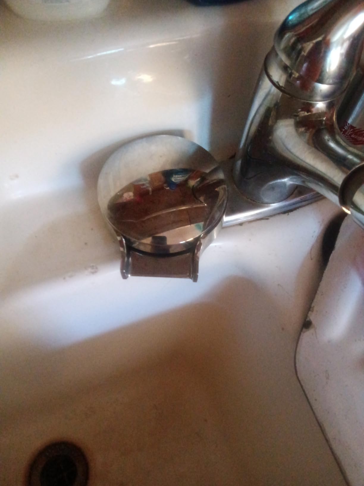 Delta Brushed Gold Metal Glass Rinser for Kitchen Sink, Cup Washer for Sink, Bottle Washer, Champagne Bronze GR250-CZ customer photo 2