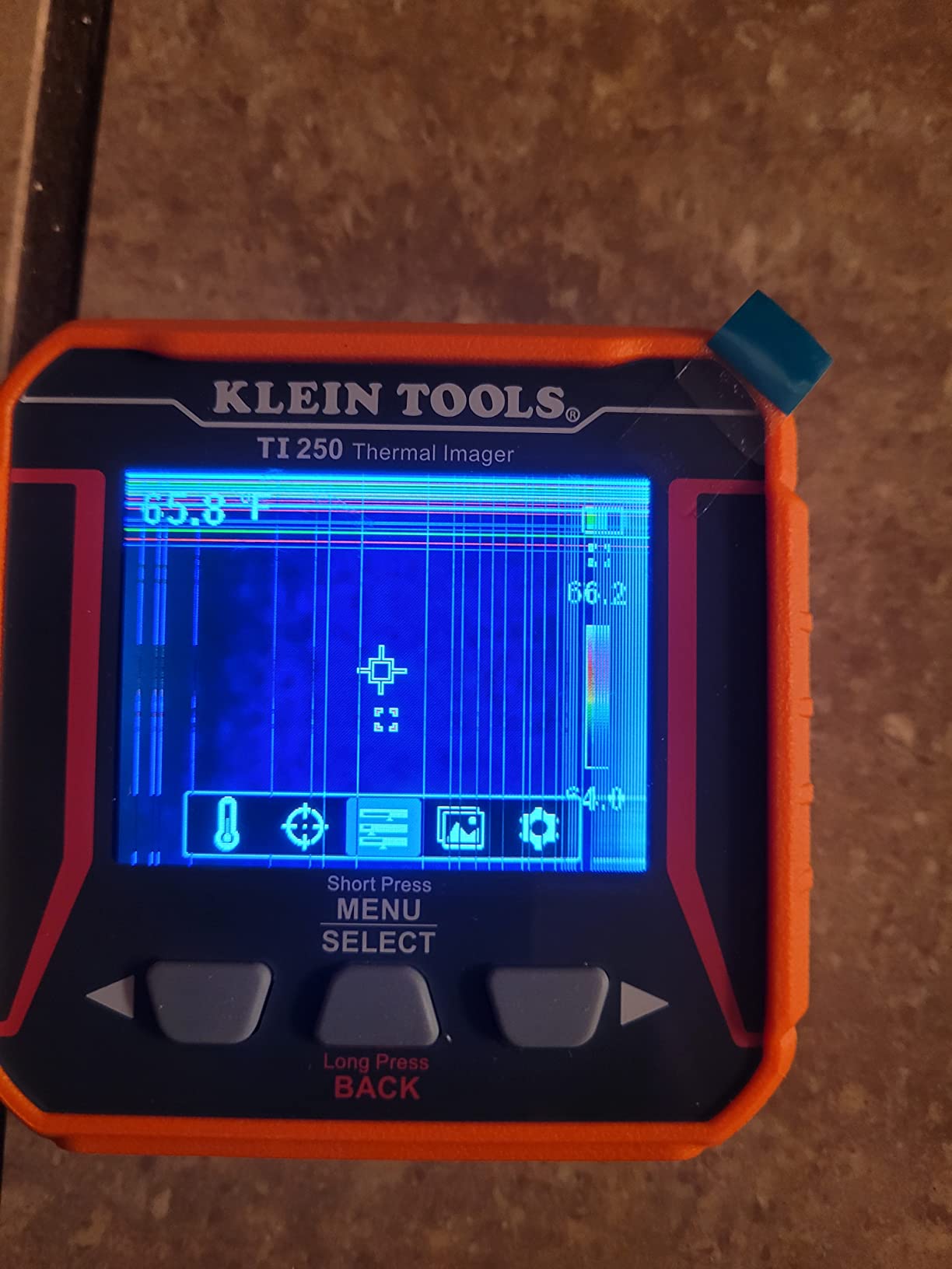 Klein Tools TI250 Rechargeable Thermal Imaging Camera, Camera Displays Over 19,200 Pixels with 3 Color Palettes, High / Low Temperature Points customer photo 2