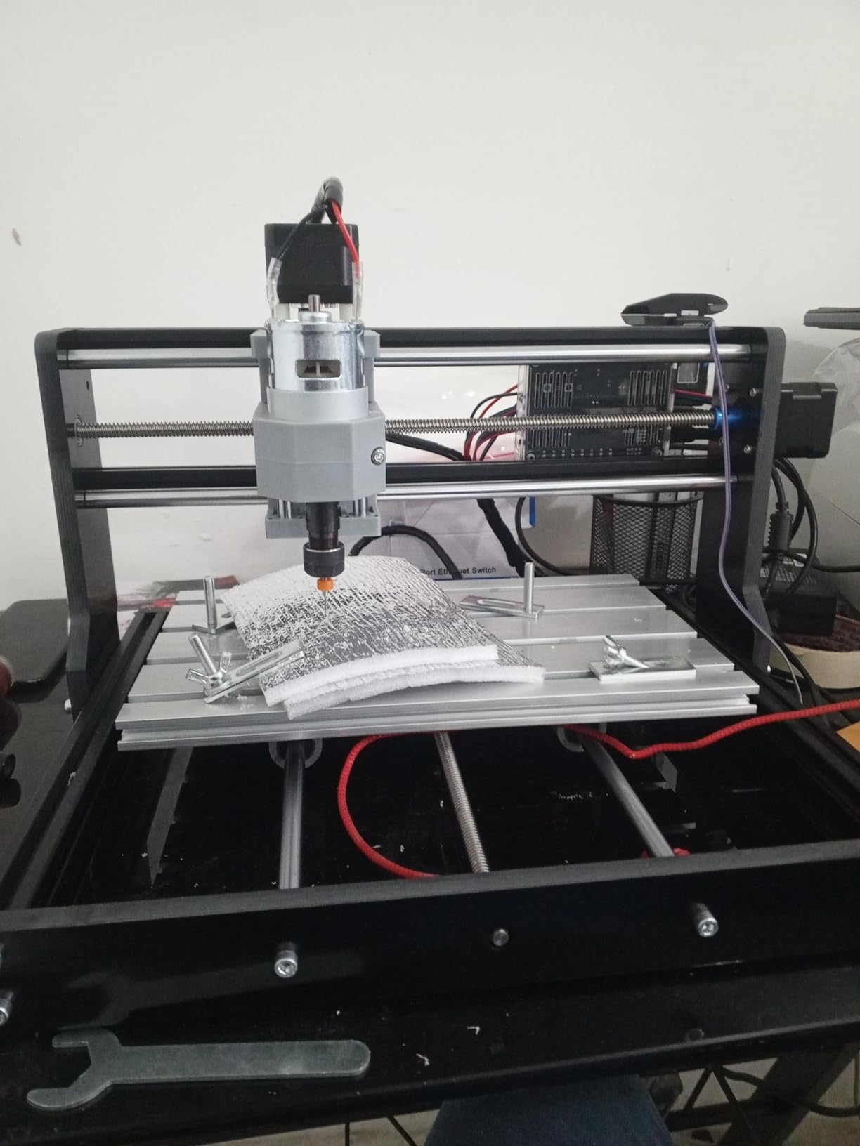 CNCTOPBAOS 3 Axis 3018-PRO CNC Router Mini Desktop Milling Engraver Machine | GRBL Control, USB DIY Engraving Machine, 120W PWM Spindle 10000 RPM For Plastic, Acrylic, PVC, PCB, Woodworking Cutting Carving customer photo 1