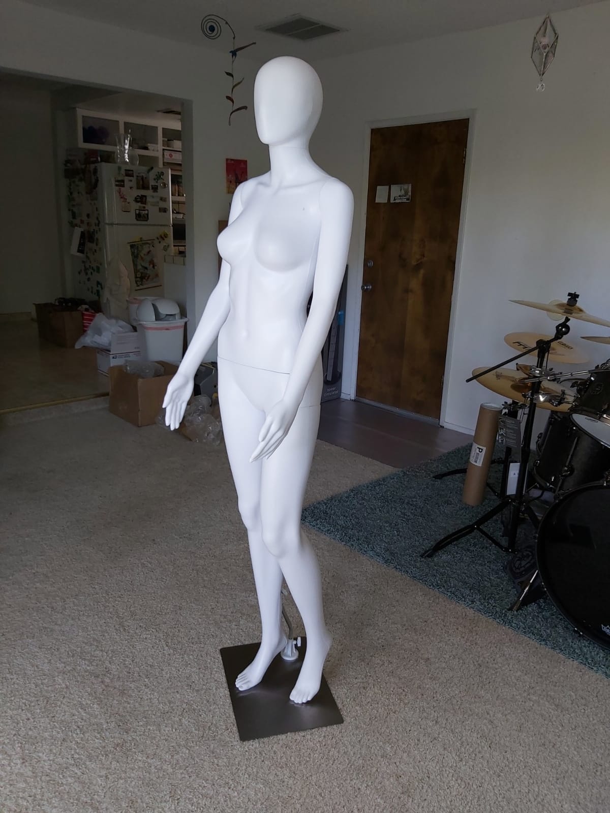 SereneLife Realistic Female Full Body Mannequin Torso - 68.9