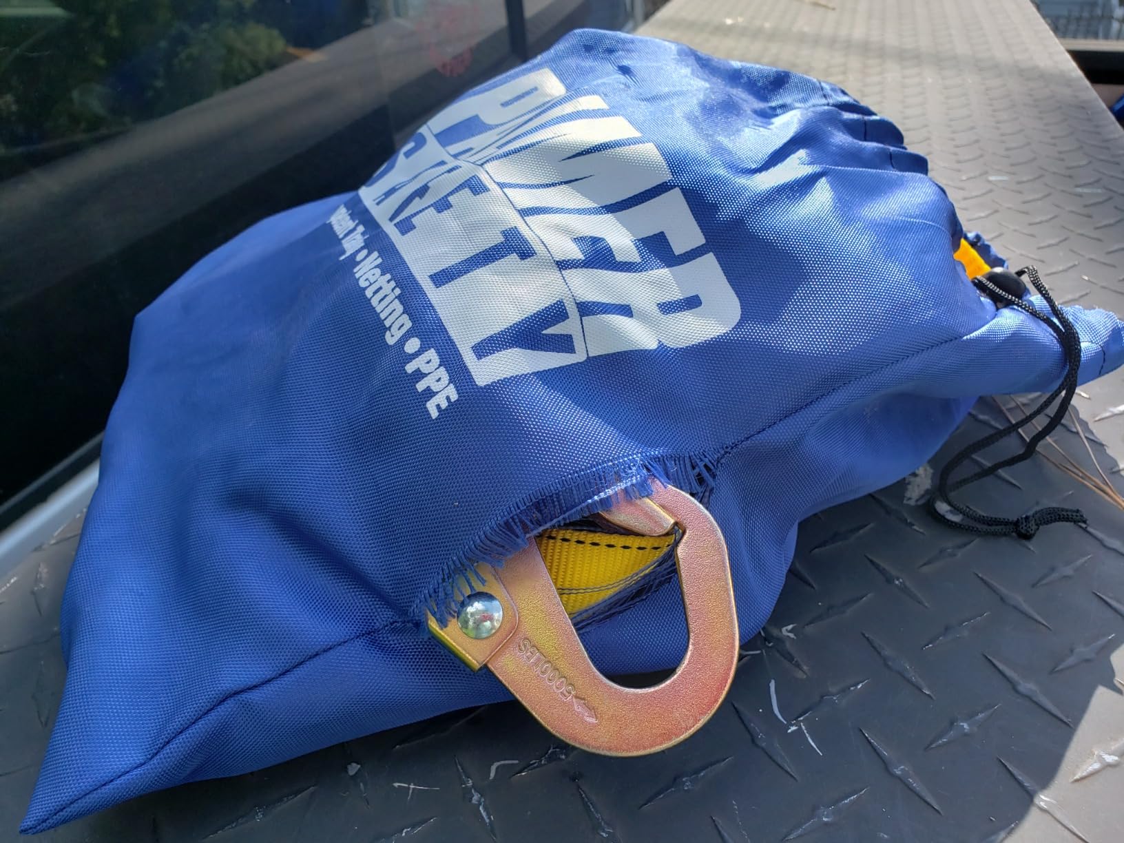 Safety Harness w/Detachable 6 ft Lanyard I Single Leg Lanyard w/Internal Shock Absorbing & Snap Hook customer photo 2