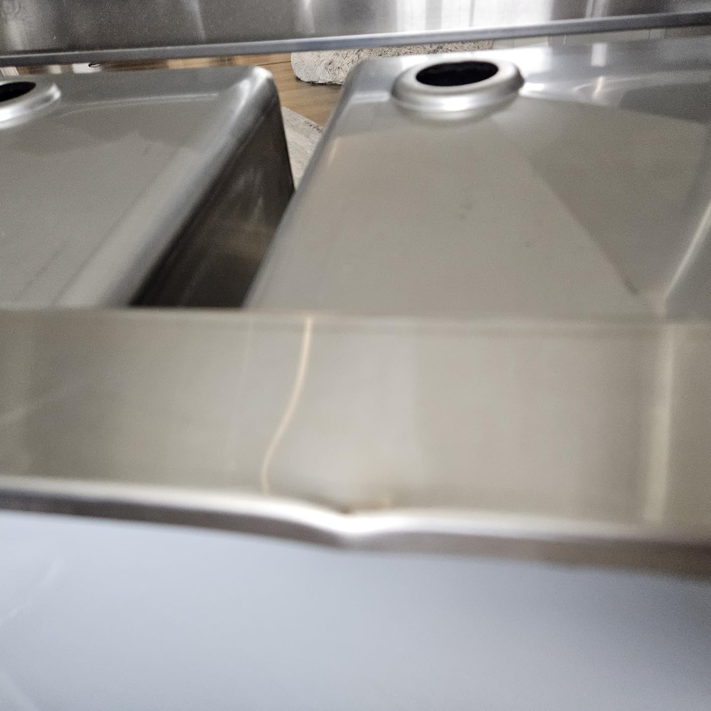 Profeeshaw NSF 3 Compartment Sink Commercial of 304 Stainless Steel Basin | 18-gauge, with Backsplash and 10''x14''x10'' Bowl, Utility Basin for Kitchen, Restaurant, Bar, Utility Room and Garage customer photo 2