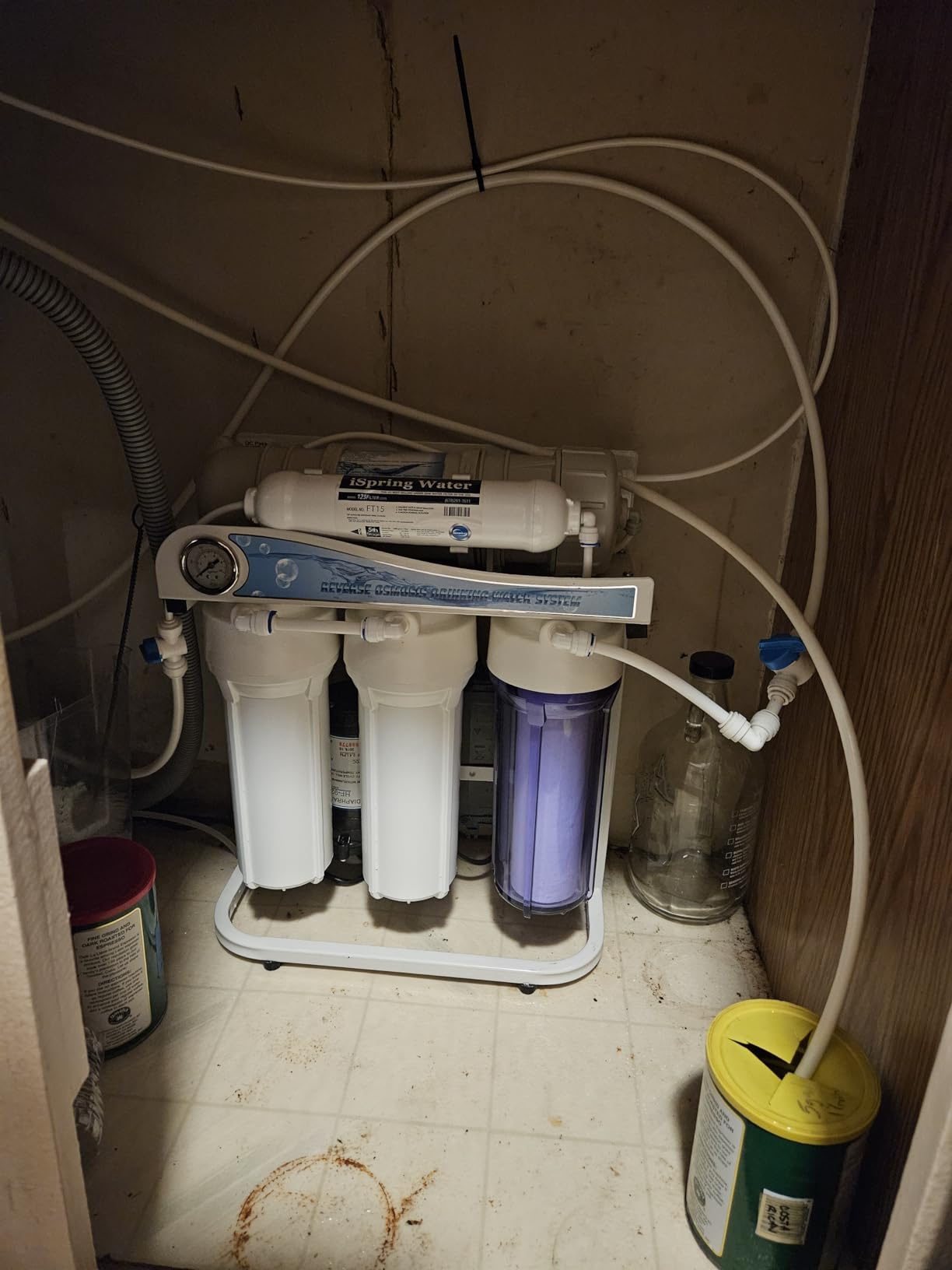 iSpring CRO1000 4-Stage Tankless Commercial Reverse Osmosis Water Filtration System, for House, Restaurant, Small Business, and Light Industrial Use, 1000 GPD High Flow customer photo 1