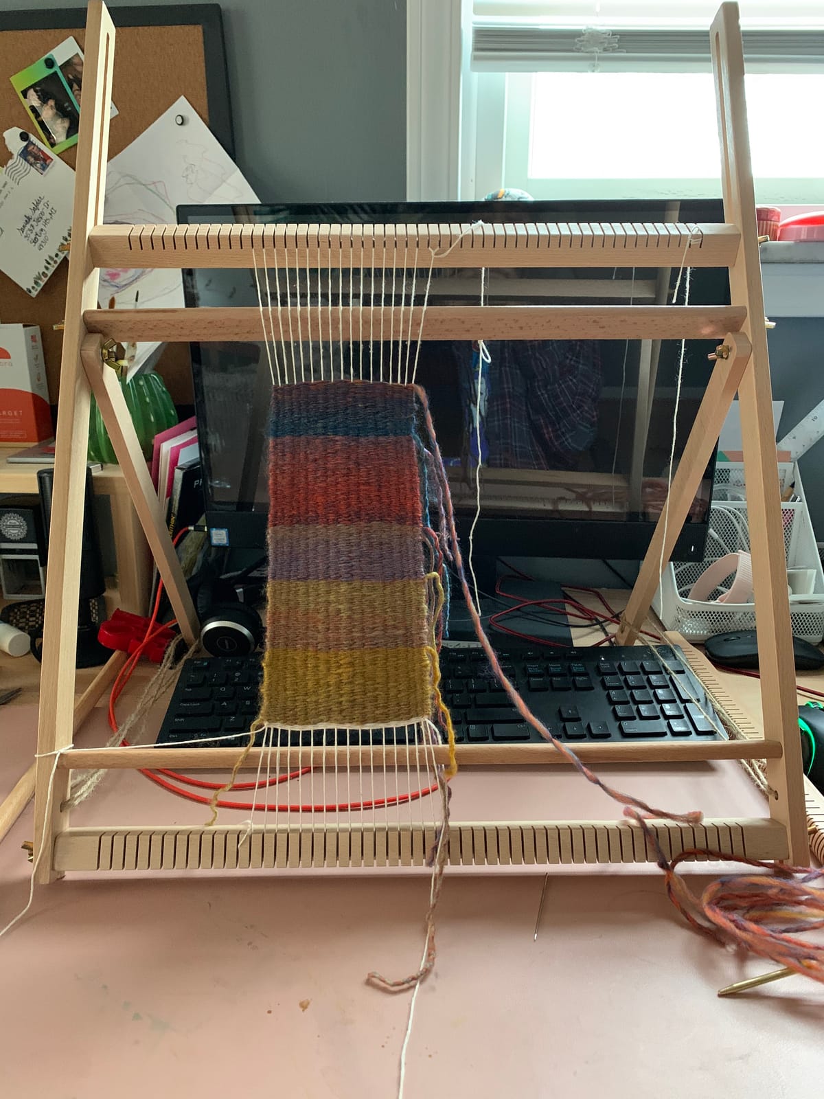 WILLOWDALE Weaving Loom for Kids, 16.5