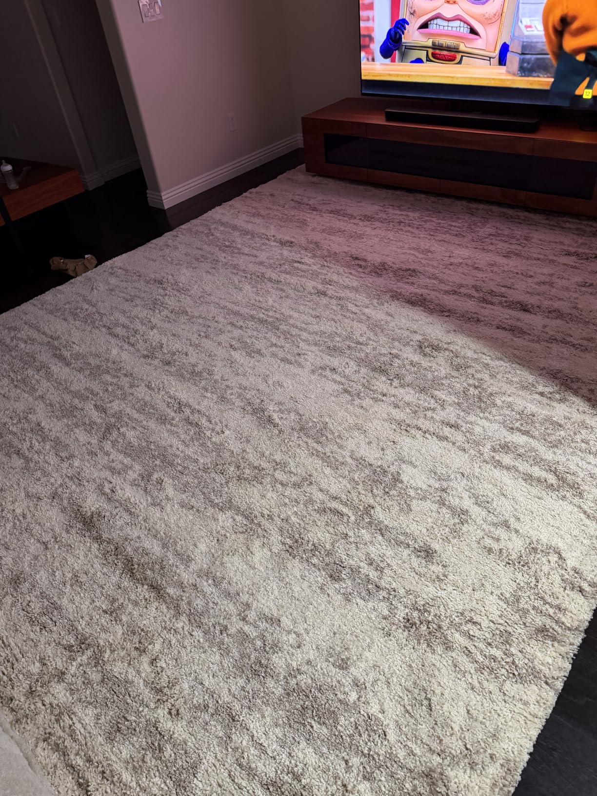 SAFAVIEH Area Rug 8x10 - Hudson Shag Collection - Large - Ivory & Beige, Non-Shedding & Easy Cleaning, Ultra Plush Thick Pile, Ideal for Living Room, Bedroom, Dining Space (SGH206B) customer photo 1