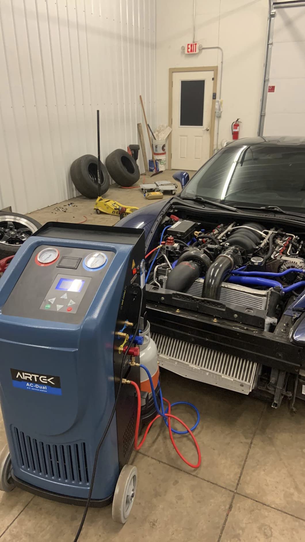 Airtek AC-Dual Fully Automatic Machine, HVAC Automotive Recovery and Recharge of R134 and HFO1234yf customer photo 1