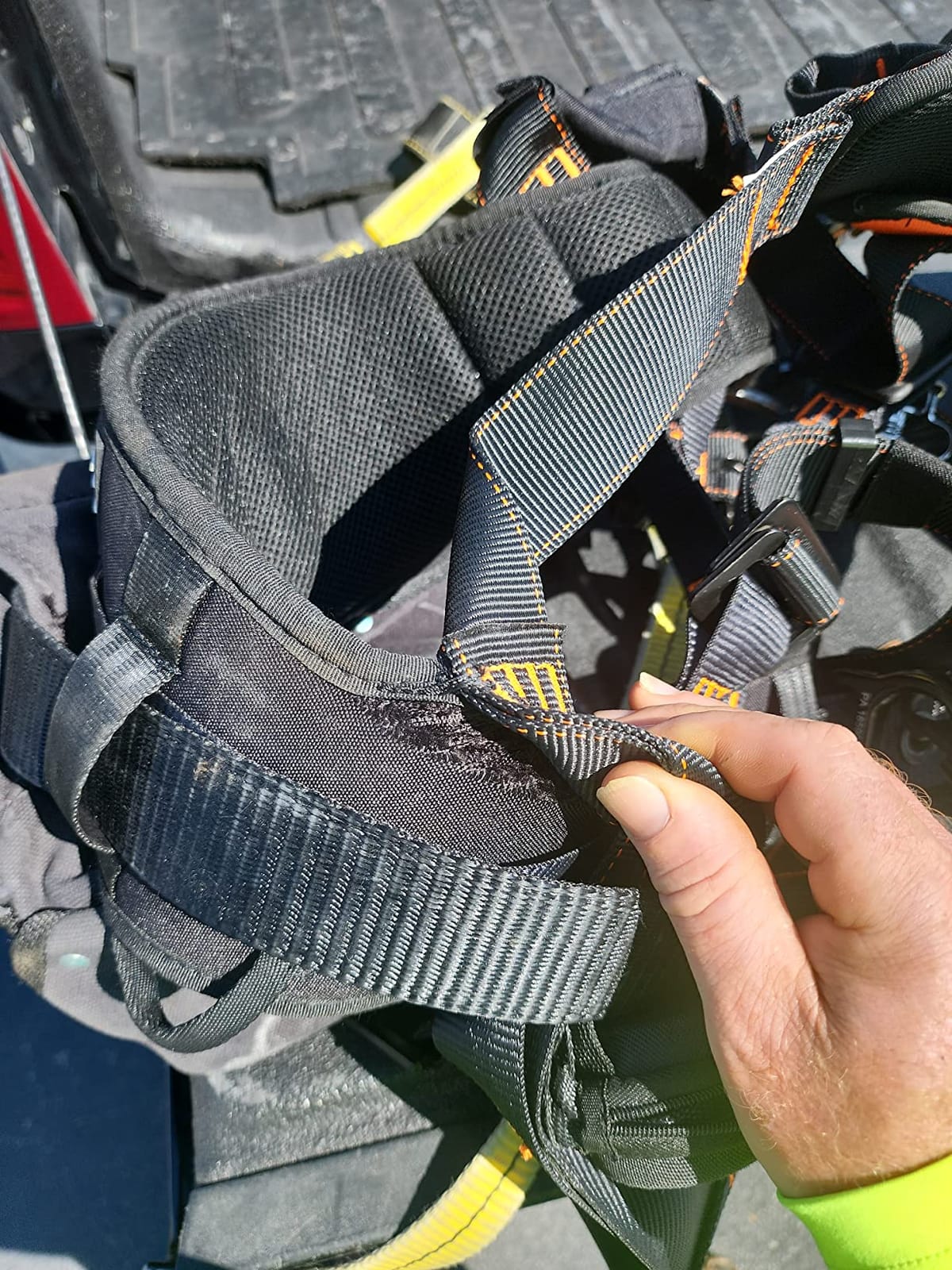 FRONTLINE FALL PROTECTION Harnesses + D-Ring+ Multiple Styles + OSHA and ANSI compliant customer photo 1
