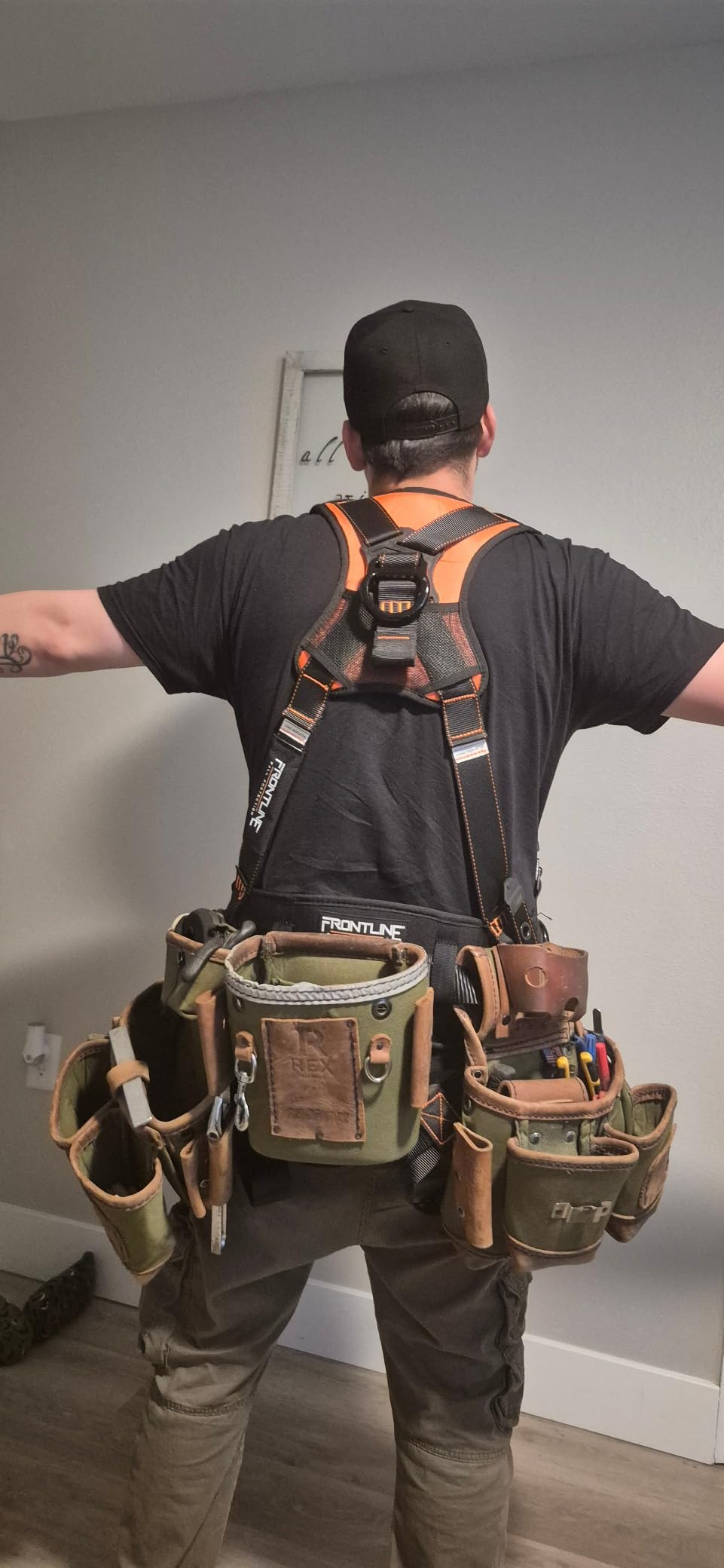 FRONTLINE FALL PROTECTION Harnesses + D-Ring+ Multiple Styles + OSHA and ANSI compliant customer photo 2