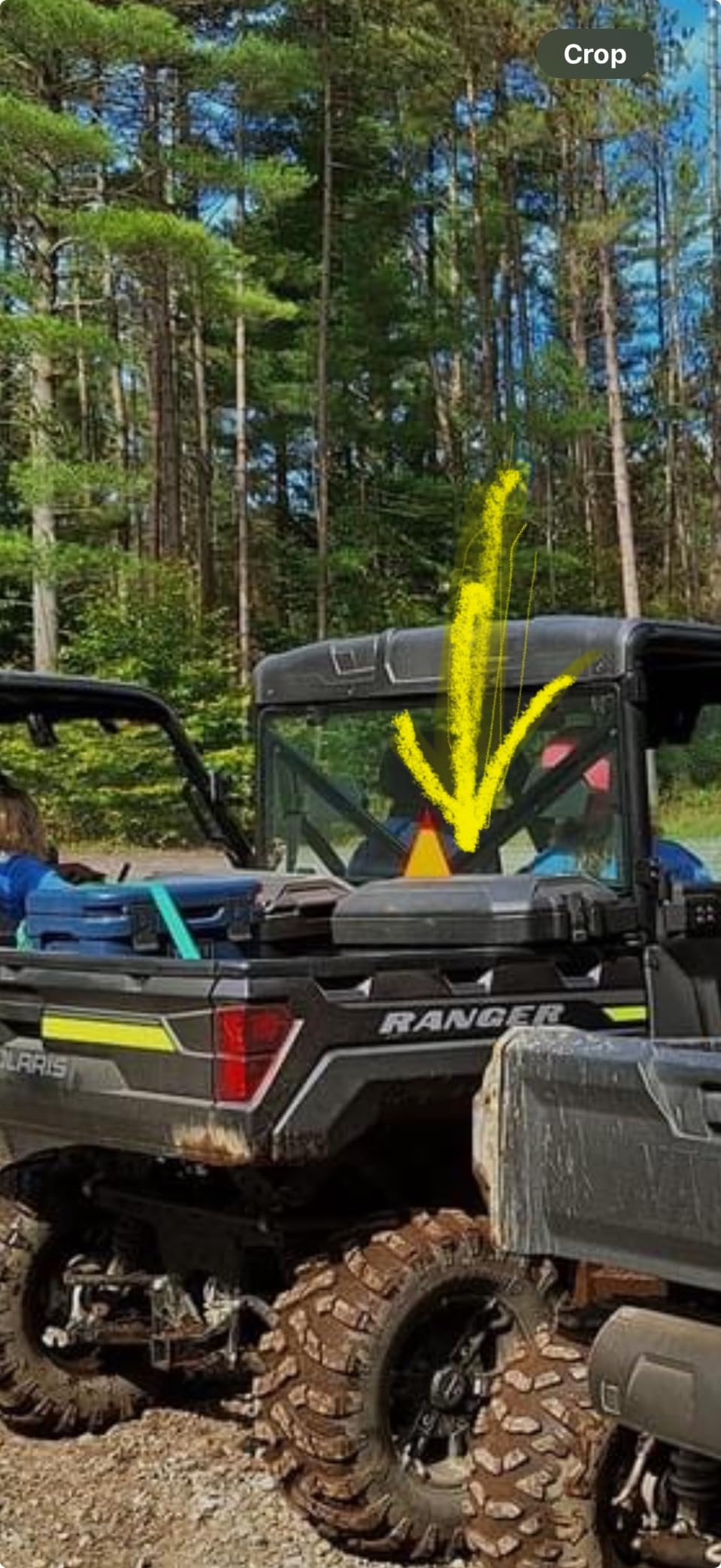 KEMIMOTO UTV Bed Storage Box, 45.3L/11.9GAL Large Capacity Cargo Box | Compatible with Polaris Ranger 1000, 900, 570, 700, Ranger XP 1000, XP 900 2013-2026, Solid Tool Box (Right/Passenger Side) customer photo 2