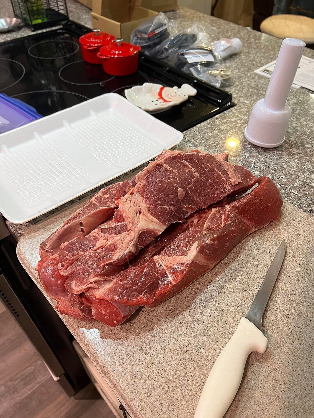 STX International Turboforce 3000 Series 7-in-1 Electric Meat Grinder | 3000W Max | 3-Speed | Foot Pedal | Juicer | 5 Grinding Die | 3 Stainless Steel Blades | Sausage Stuffer | Kubbe Maker & More customer photo 1
