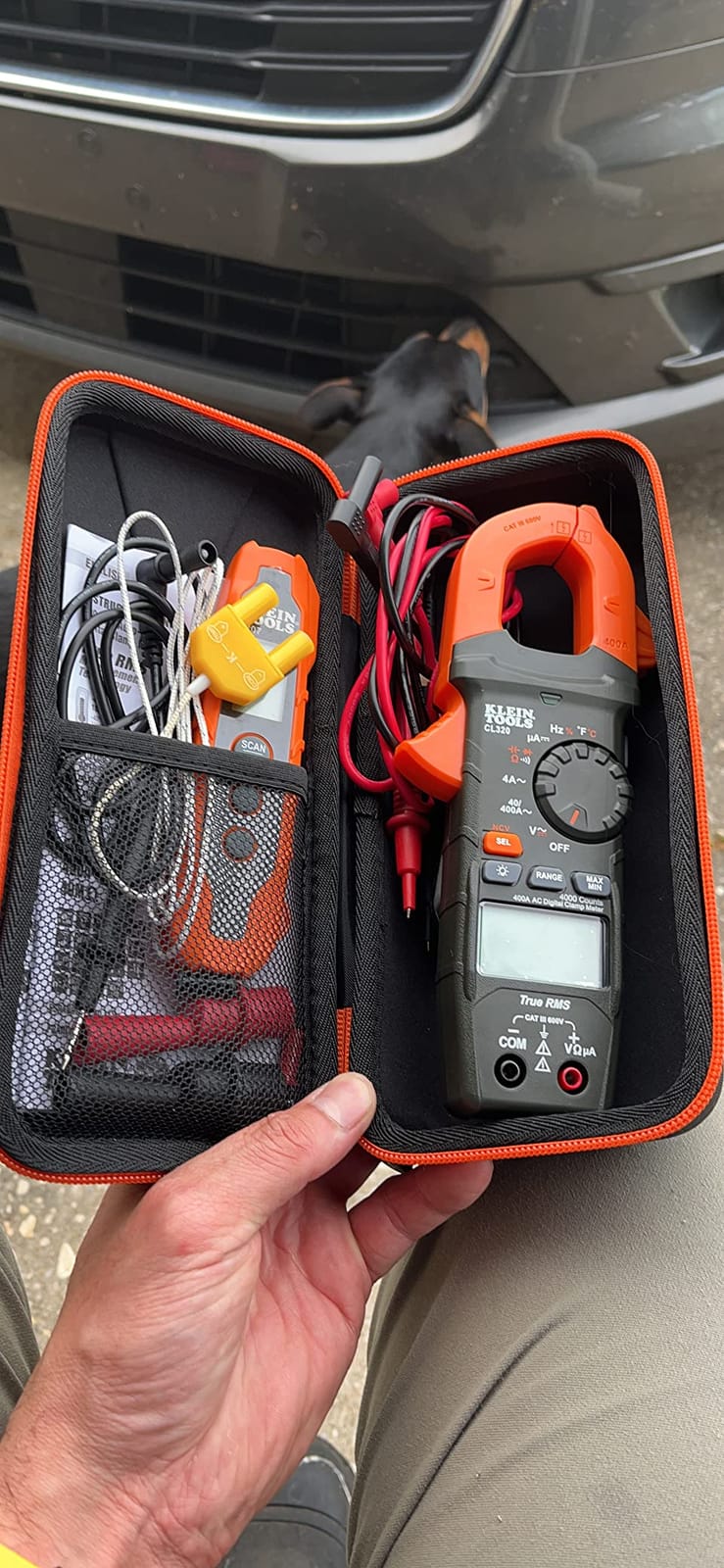 Klein Tools CL320KIT HVAC Kit for HVAC Testing; Digital Clamp Meter, Non-Contact Voltage Tester, and Infrared/Probe Thermometer customer photo 1
