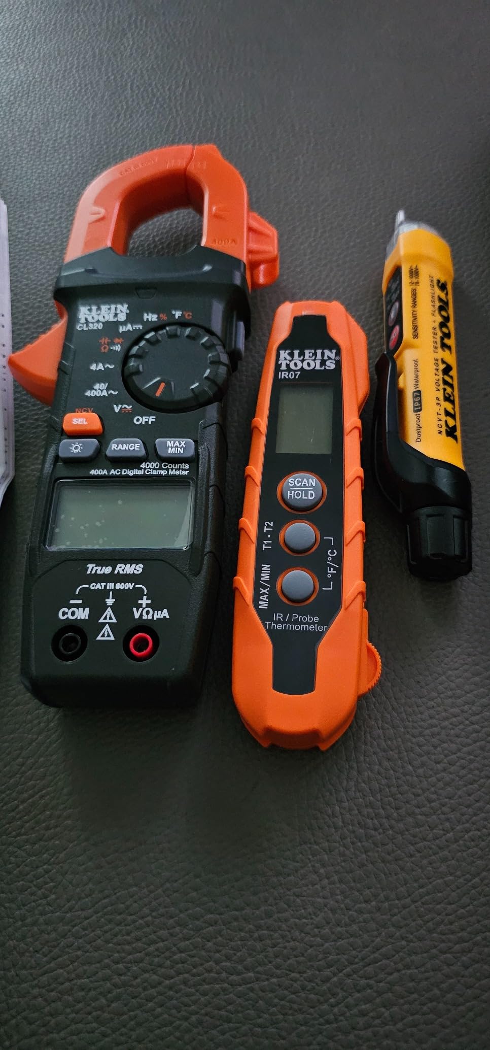 Klein Tools CL320KIT HVAC Kit for HVAC Testing; Digital Clamp Meter, Non-Contact Voltage Tester, and Infrared/Probe Thermometer customer photo 2