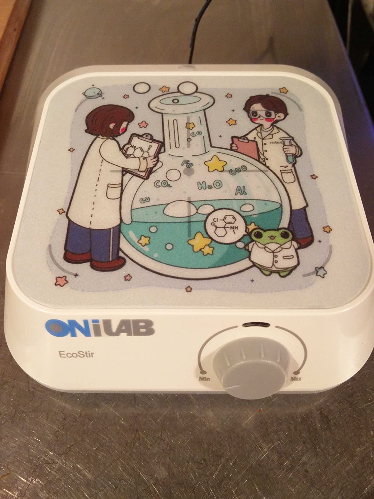 ONiLAB Magnetic Stirrer, 3000ml Stirring Capacity, 4PCS Stir Bars, Magnetic Mixer for Efficient Stirring Operation, No Heating customer photo 1