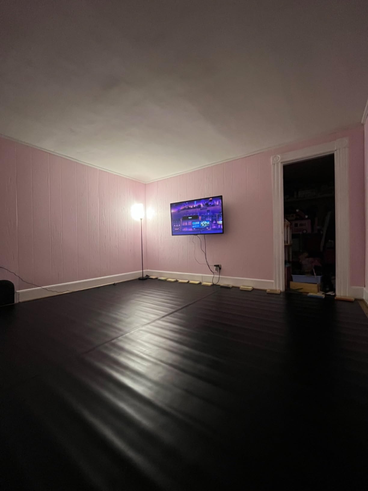 VEVOR Dance Floor Roll, 1.5mm PVC Dance Flooring Marley Dance Practice Floor Portable Grey/Black Roll Out Dance Floor Non-Slide & Wearproof Dance Mat for Ballet (6.6 x 15.7 ft, 6.6 x 49.2 ft) customer photo 2