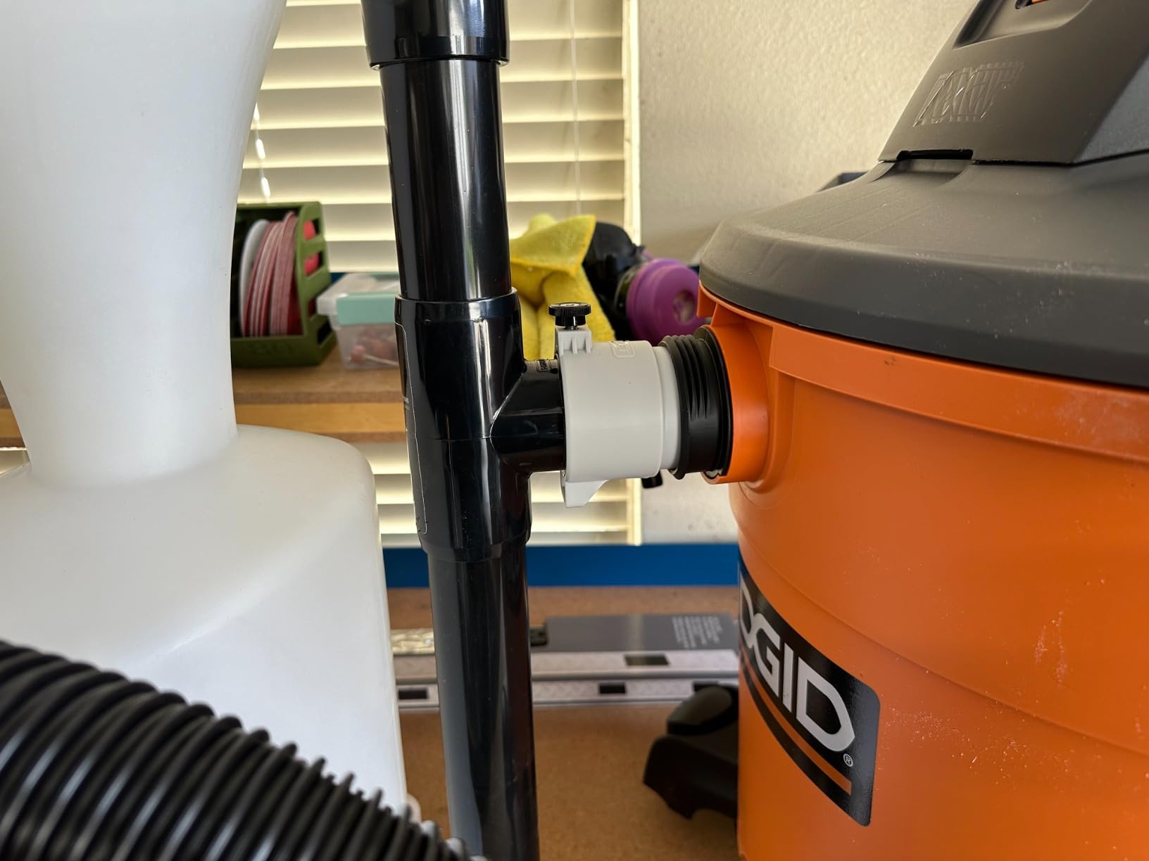 Mullet Cyclone Dust Collector, High-Speed Separator for Shop Vac | Reduce Clogged Filters, Cut-to-Fit PVC Fits Any Shop Vac, Separates Fine Dust & Heavy Debris customer photo 2