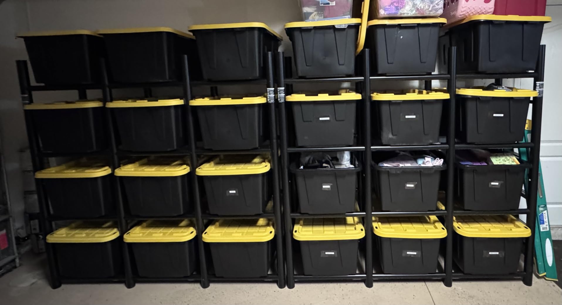 Bin Warehouse DFAE2MBW0431-HD Heavy Duty 12 Tote Rack customer photo 2