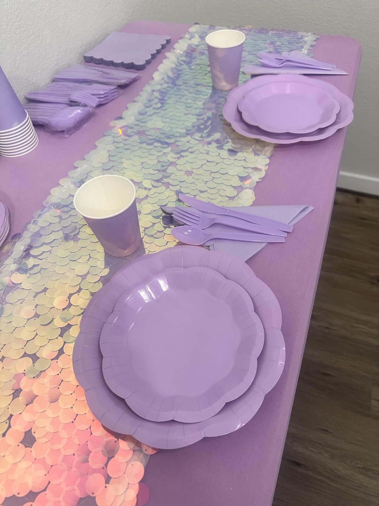 BDDC 6ft Black Stretch Spandex Fitted Table Cloth for 6 Foot Tables | GRS-Certified Eco-Friendly Fabric, Elastic Fit Rectangle Tablecloth, Washable, Wrinkle-Free, For Events & Parties customer photo 1