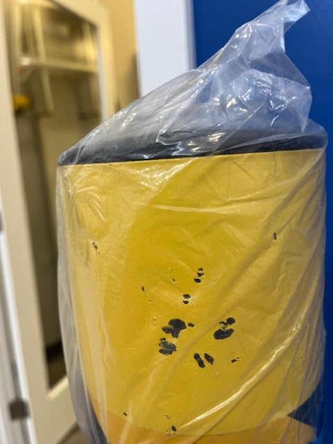 Crowd Control Warehouse Trafford Industrial Steel Bollards 42 Height, Safety Steel Post, Yellow Powder-Coated Finish Heavy Duty Fillable with Concrete, for Driveway Barrier, Parking Pole & Traffic customer photo 2