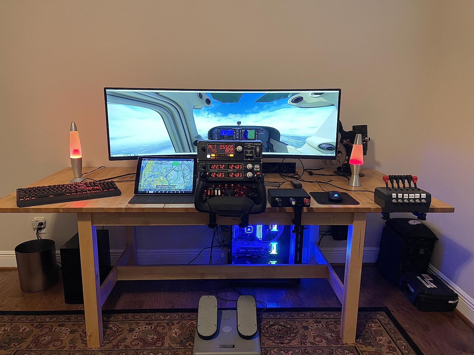 Flight Sim Stuff - Vernier Controls - Throttle, Propeller, and Mixture TPM | True Vernier Controls for Mixture and Prop, Throttle Friction Lock, PC/Mac customer photo 2