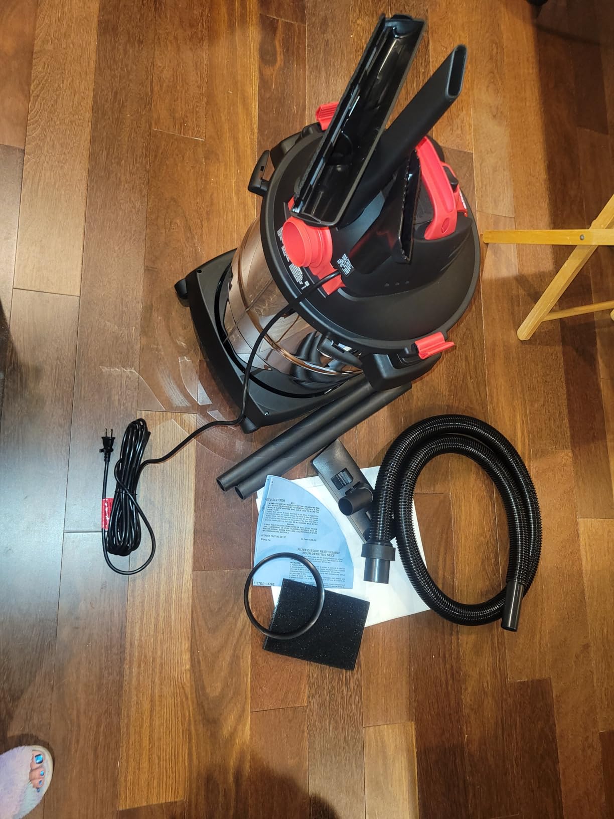 Shop-Vac 12 Gallon 6.0 Peak HP Stainless Wet/Dry Vacuum, Heavy Duty | Durable Stainless Steel Tank, 3-In-1 Vacuum with Attachments & Drain Port, Ideal for Jobsite, Garage & Workshop customer photo 2
