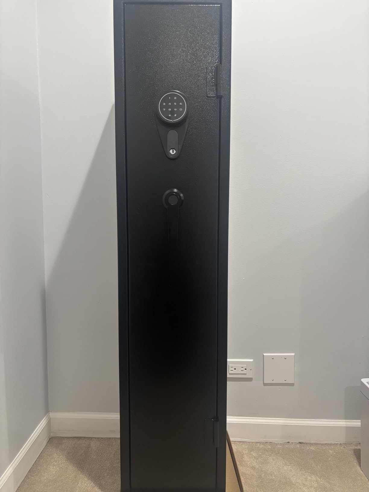 KAER Assembled Gun Safe for Rifles and Pistols with Electronic Lock Steel Gun Cabinet for 3-5 Shotguns 5 Handguns and Ammo Large Rifle Safe for Home customer photo 1