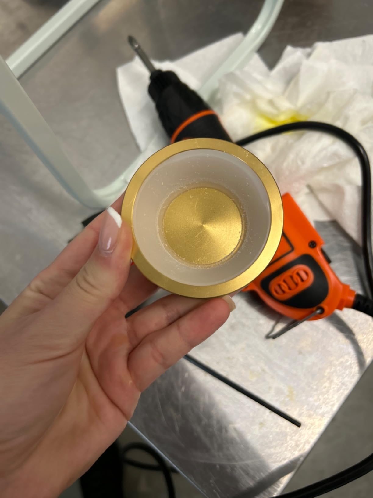 Electric Bottle Capping Machine 60Kg/f Handheld Bottle Cap Sealer Bottle Screwing Sealing Machine for 10-50mm diameter Plastic Bottles 160W 110v customer photo 2