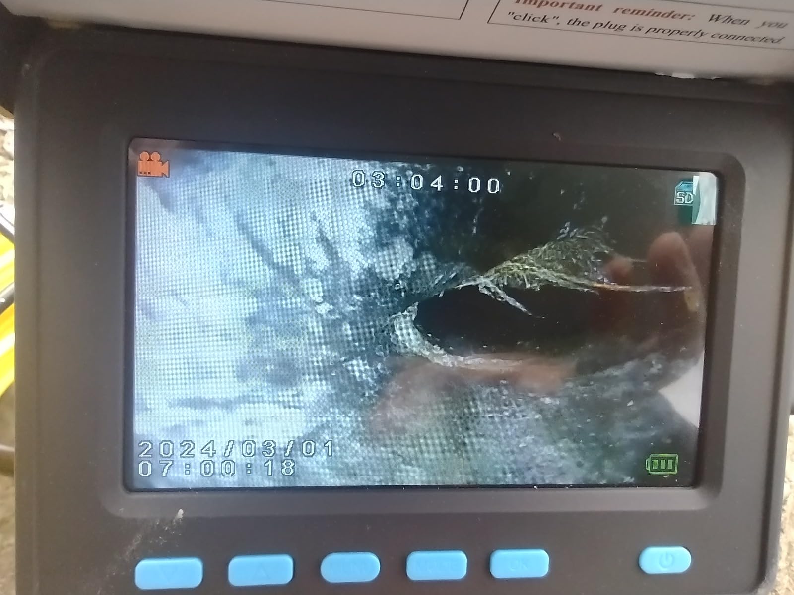 VEVOR Sewer Camera, 164ft/50M 4.3