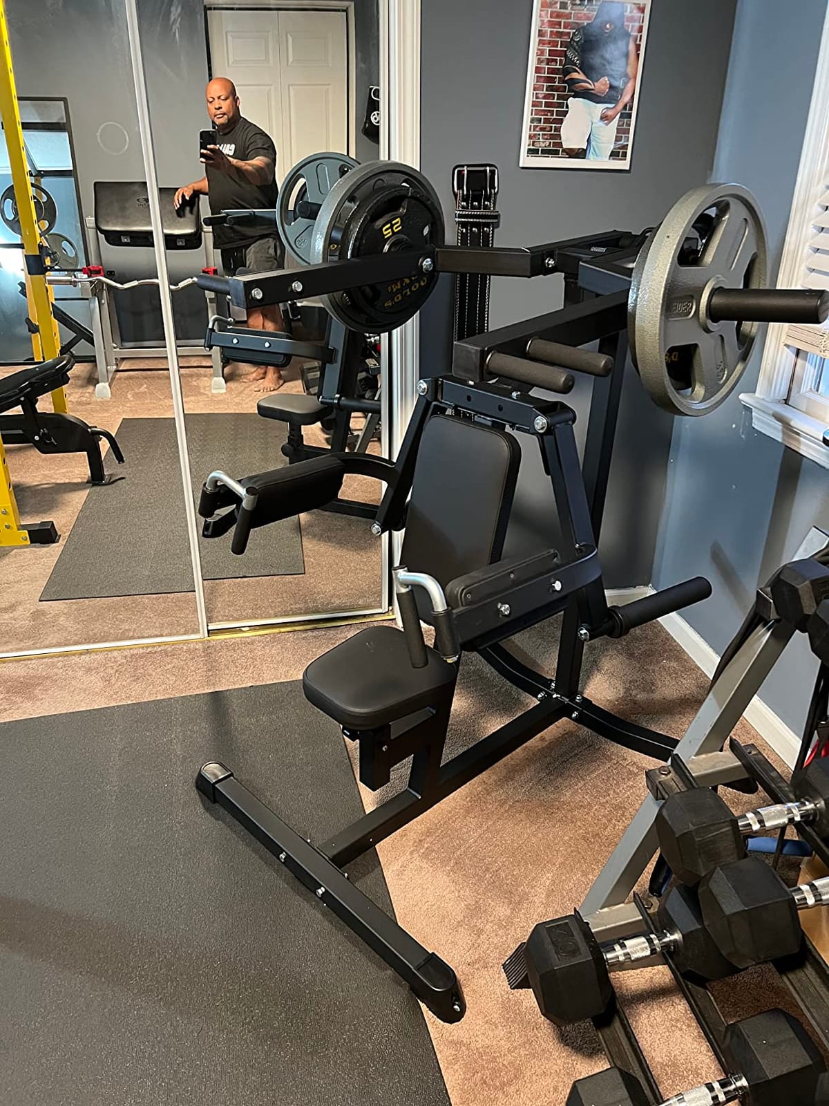 Titan Fitness Plate-Loaded Deltoid and Shoulder Press Machine, 700 LB Capacity, Upper Body Strength Training for Chest Back Shoulders Pecs Delts customer photo 1