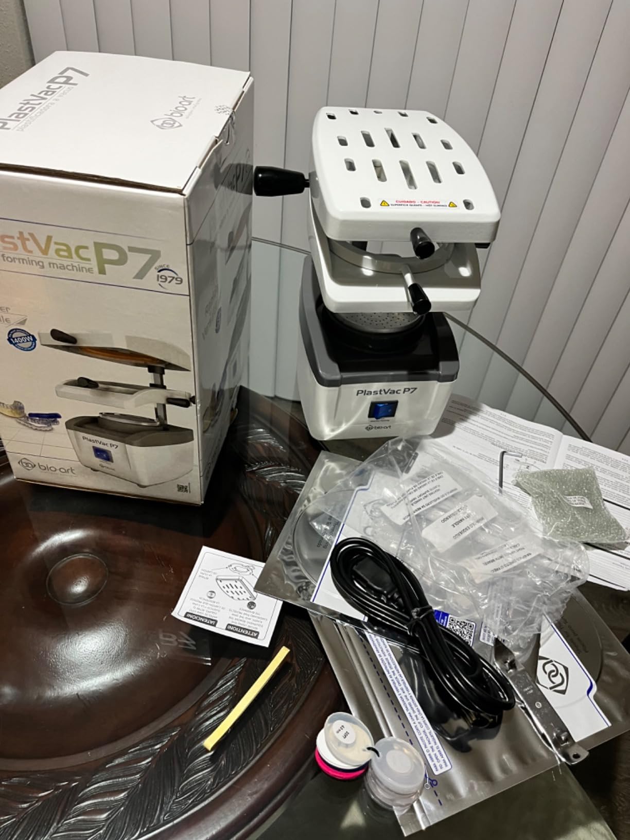 BA BIO.Art Plastvac P7 110V Dental Vacuum Forming Machine, Sold by JMU | 1400W Motor, 2 Plasticizing Processes, Made in Brazil customer photo 2