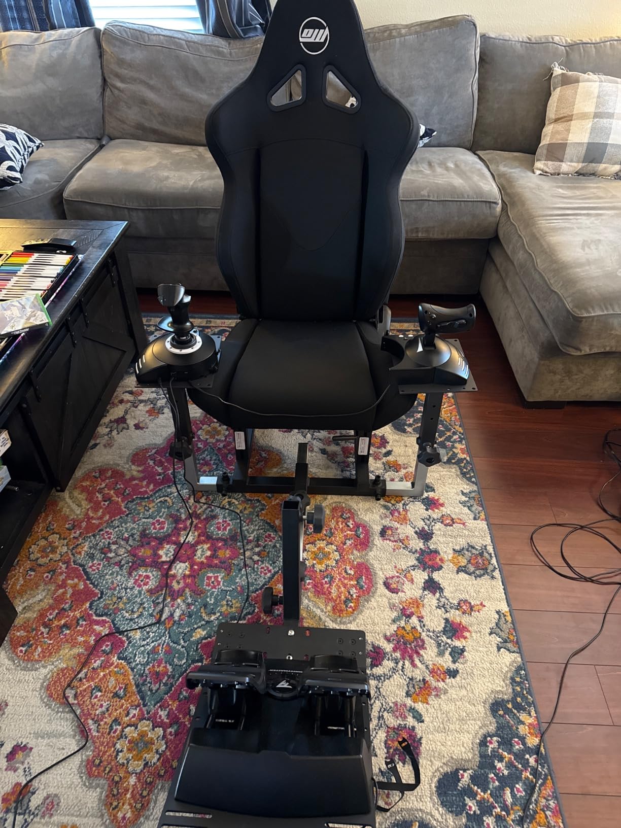 Thrustmaster T-Flight Full Kit HOTAS with Rudder Pedals - XBOX & PC | Hall-Effect joystick, 5 axes, 14 mappable buttons, detachable throttle, hat switch, adjustable resistance, for flight sims customer photo 2